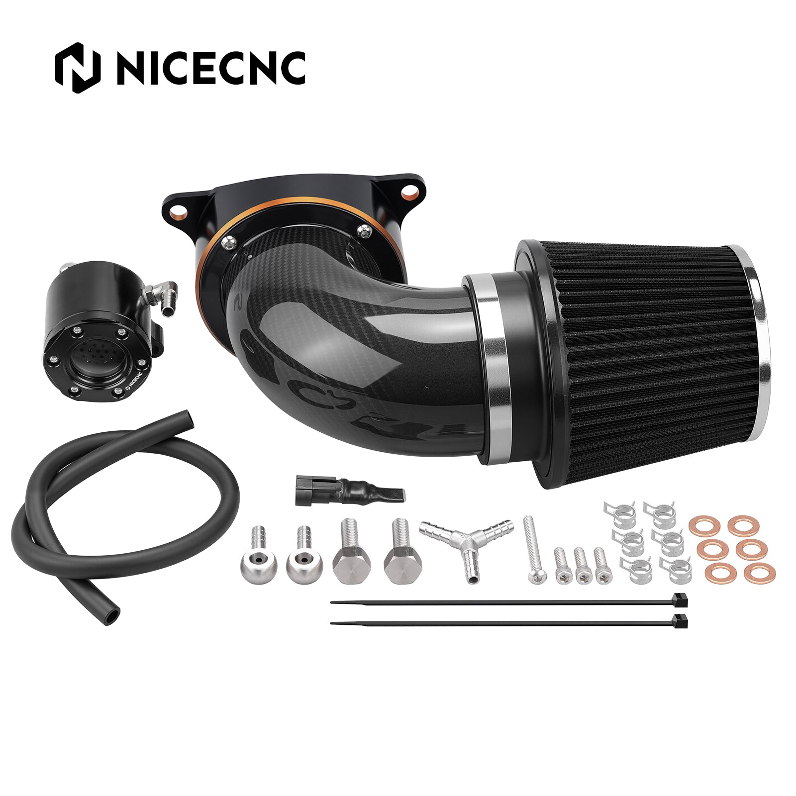 Forward-Facing Air Cleaner Kit For Harley Twin Cam 2001-2016