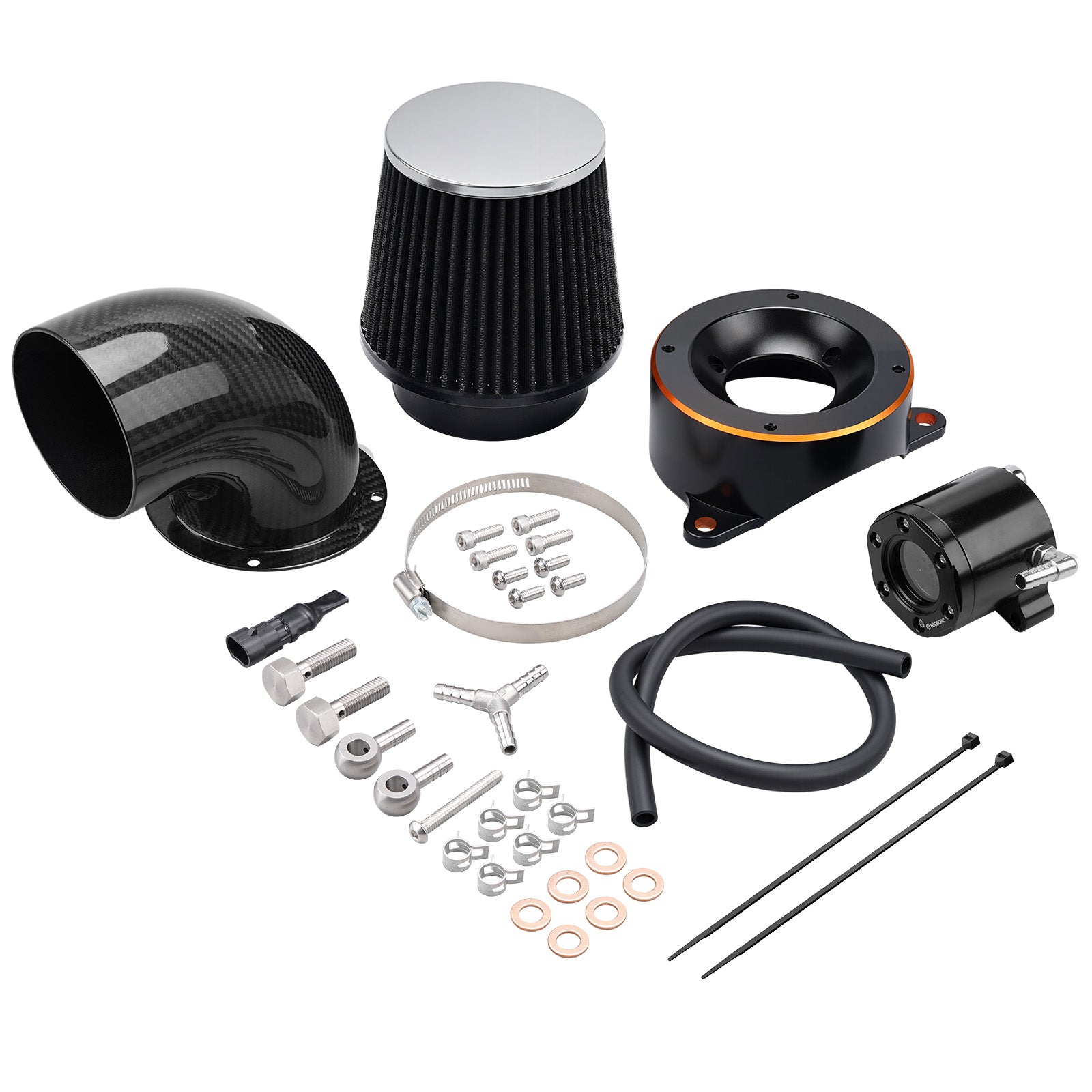 Forward-Facing Air Cleaner Kit For Harley Twin Cam 2001-2016