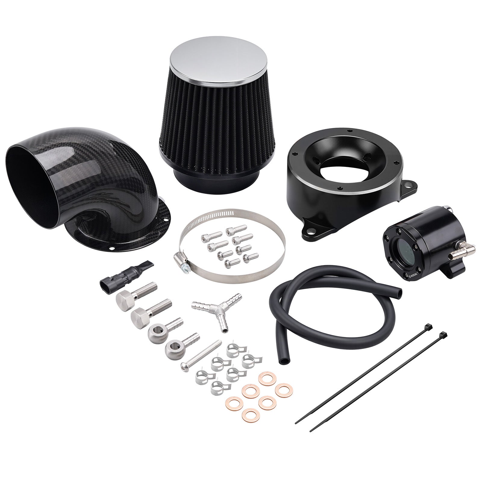 Forward-Facing Air Cleaner Kit For Harley Twin Cam 2001-2016
