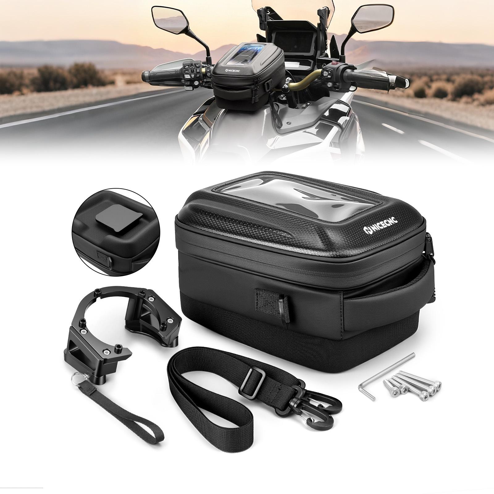 Quick-Release Tank Bag For Honda Africa Twin CRF 1100L Push-Pull Lock System