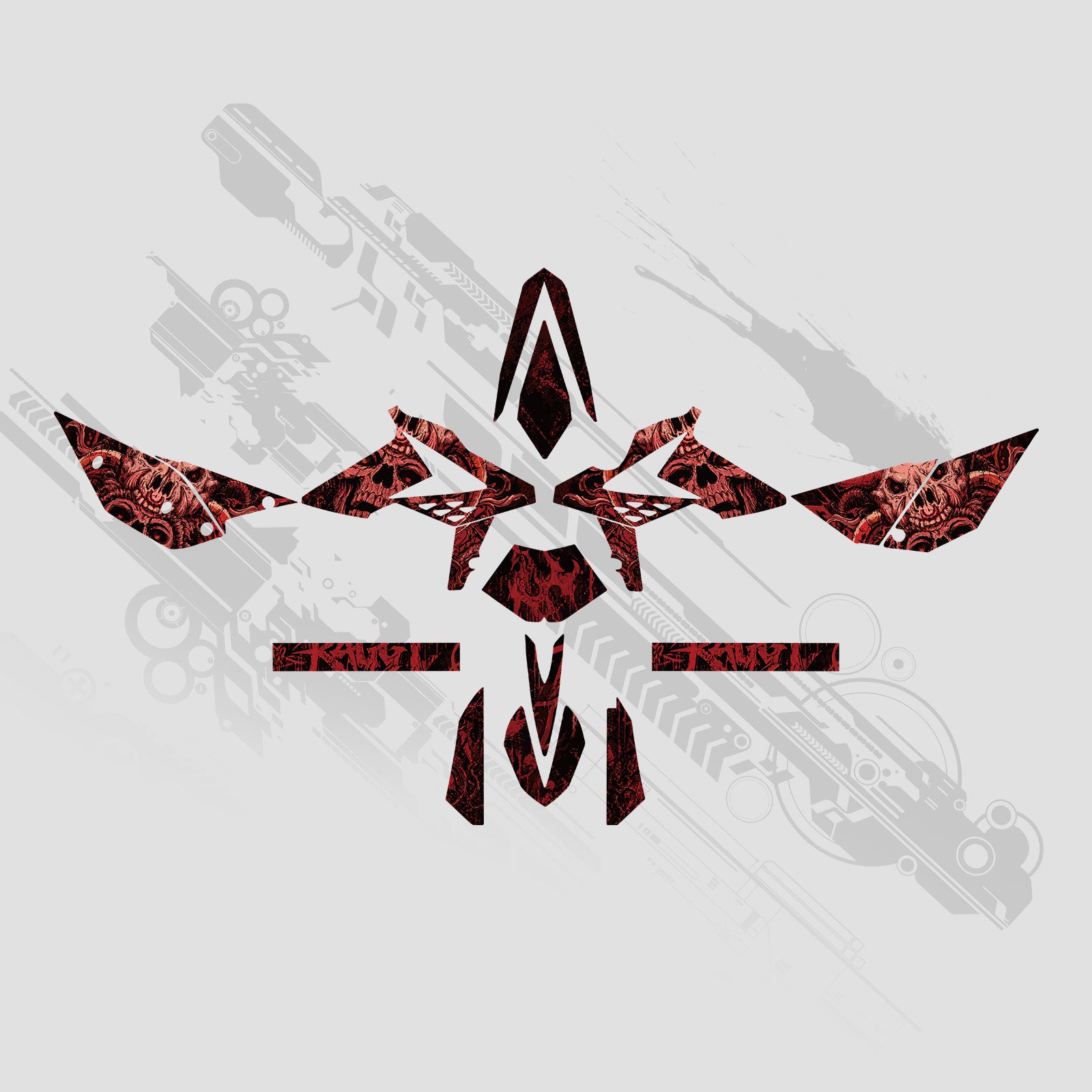 Full Graphics Decals Stickers Set For BETA RR 4T-2T 2013-2017