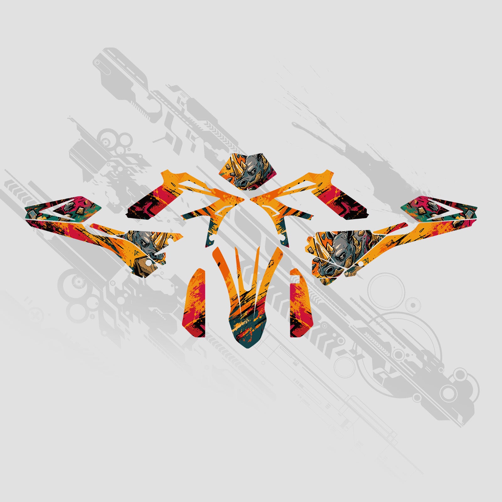 Full Graphics Decals Stickers Set For BETA RR 4ST-2ST 2018-2019