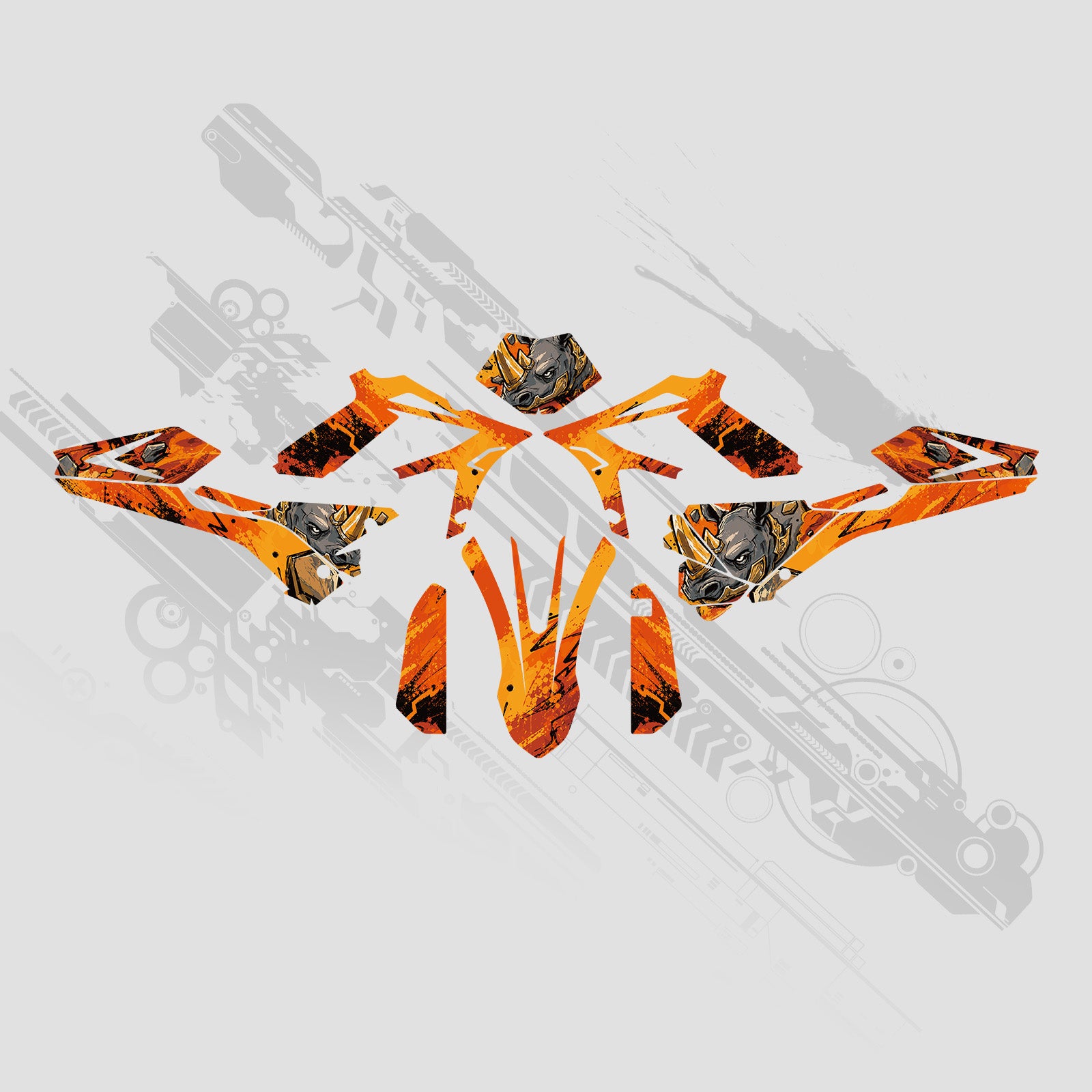 Motorcycle Full Graphics Decals Stickers Set For BETA RR 4ST-2ST 2018-2019
