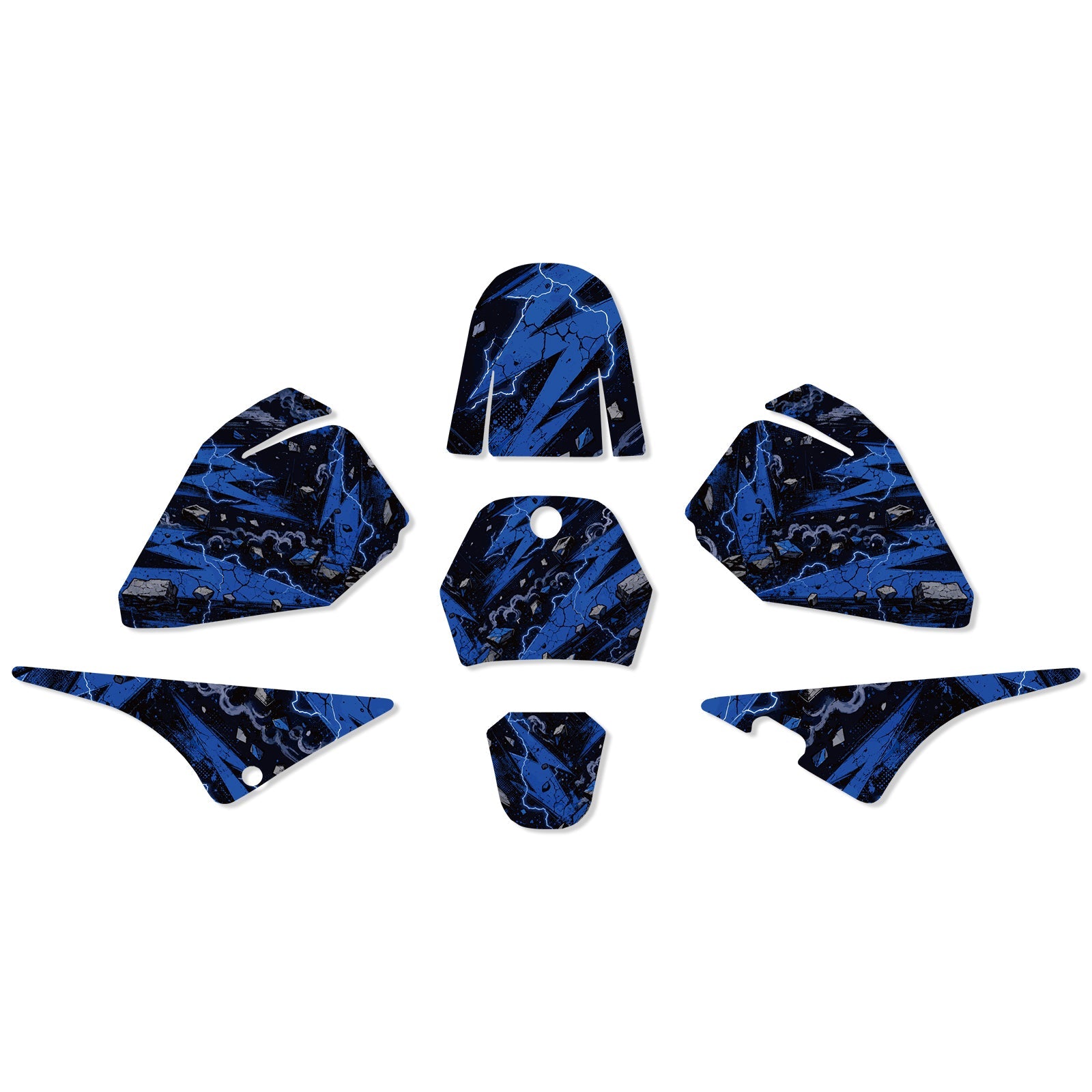 Motorcycle Full Graphics Decals Kit For Yamaha PW80 ALL YEARS