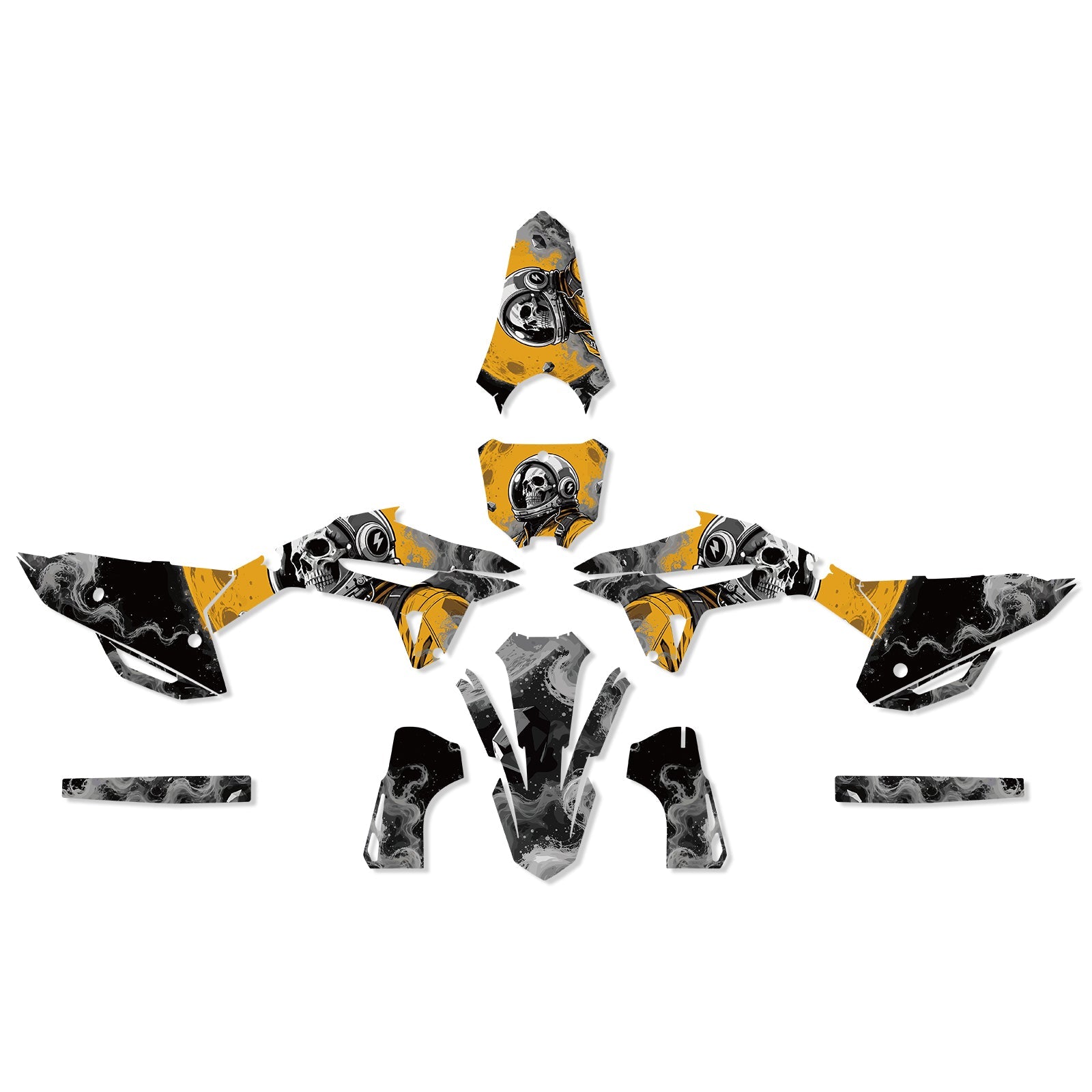 Motorcycle Full Graphics Decals Kit For Honda CRF250 2022-2024