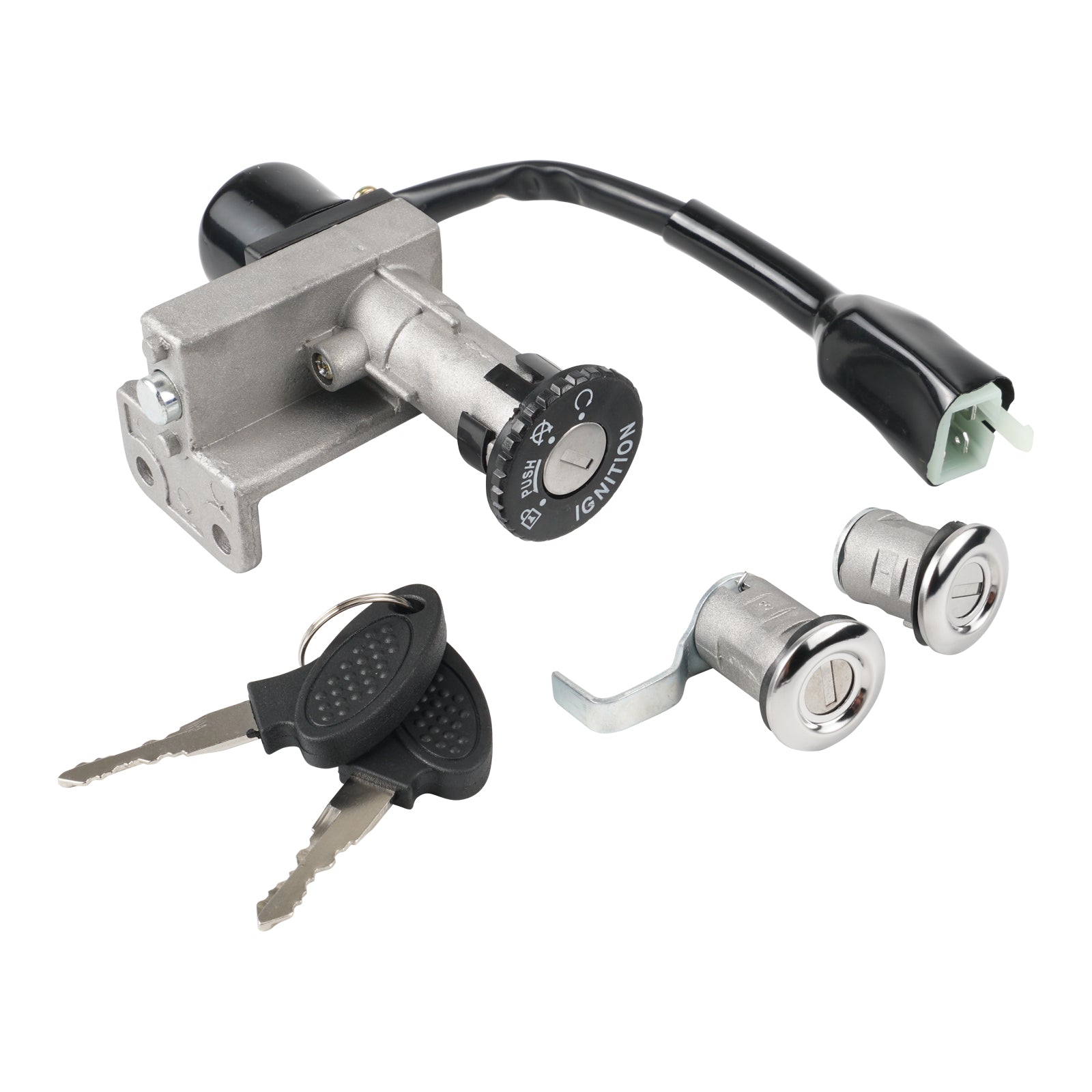 Ignition Switch Luggage Lock Kit For Chinese 50/150cc GY6 Taotao Jonway Roketa Scooter