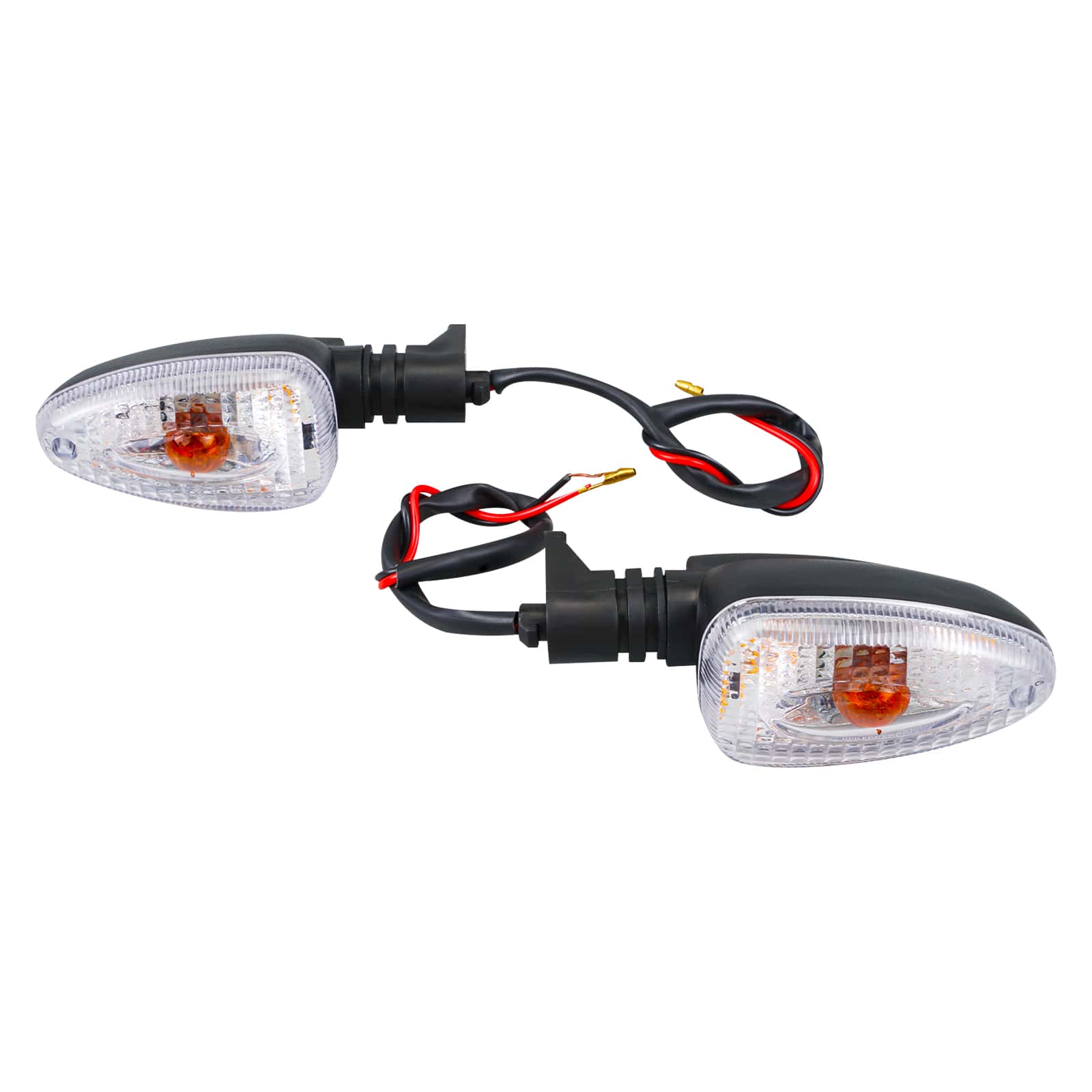 Clear Turn Signals Indicator Lights w/ Bulb For BMW R1200GS K1300R F800GS F650GS
