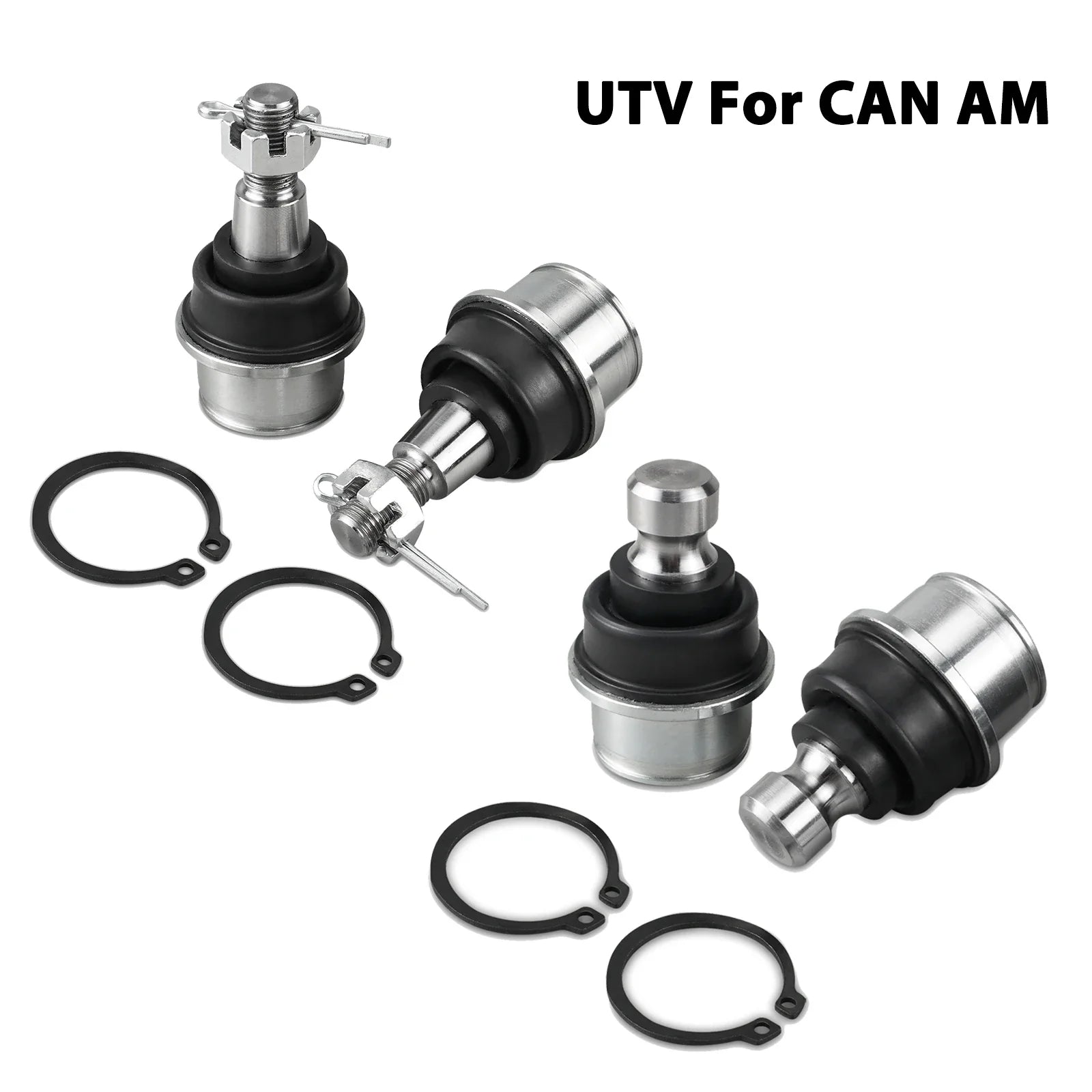 UTV Upper A-Arm Ball Joints Kit For Can Am X3 Defender HD10 Commander 1000R