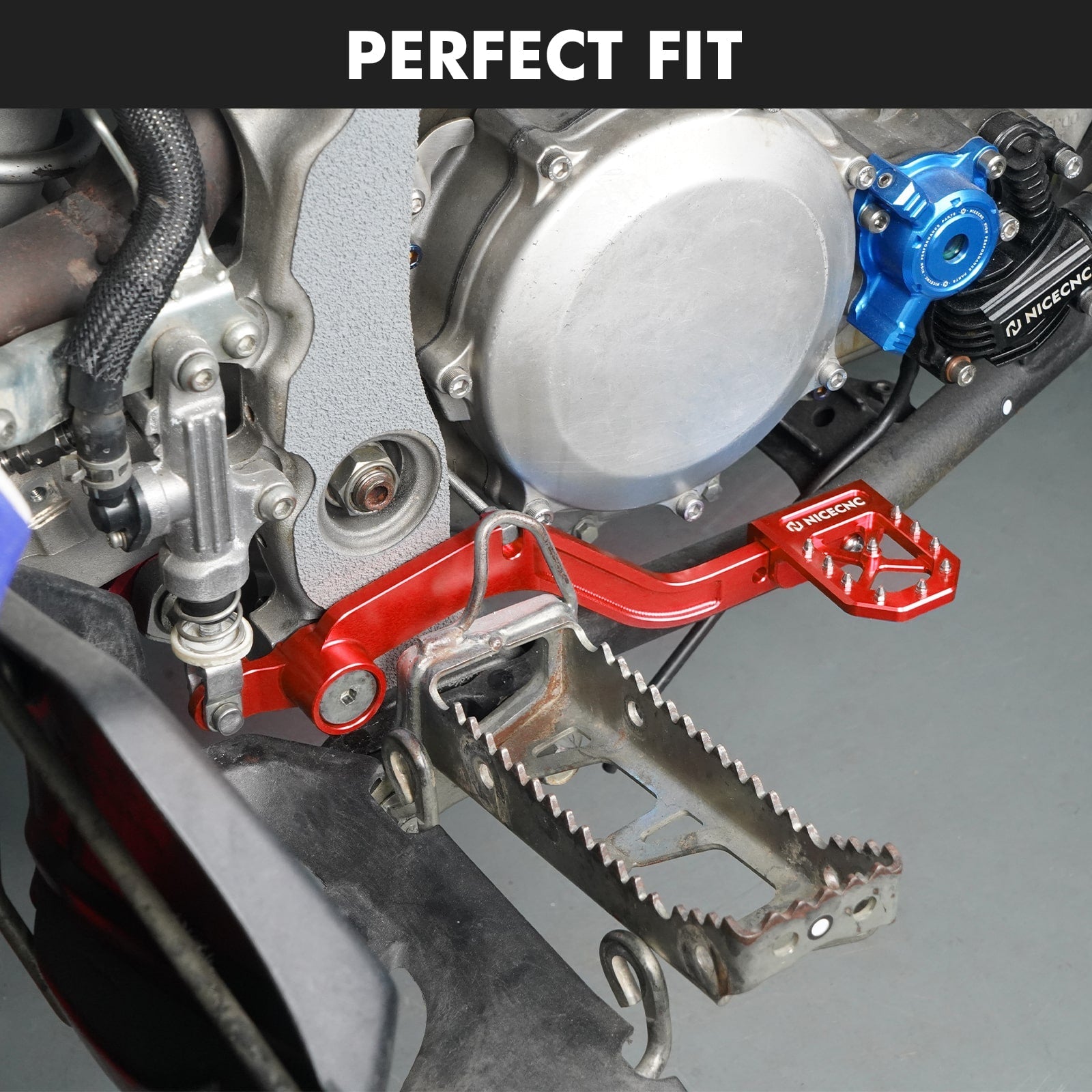 ATV Adjustable Rear Foot Brake Pedal Lever Kit For Yamaha YFZ450R