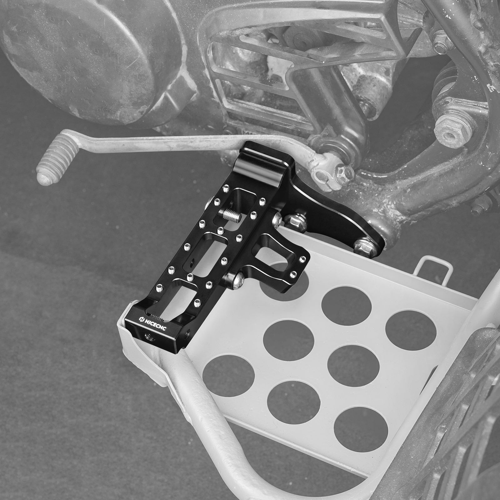 ATV Extended Wider Foot Pegs Rest Pedals For Yamaha Banshee 350 1987-2006