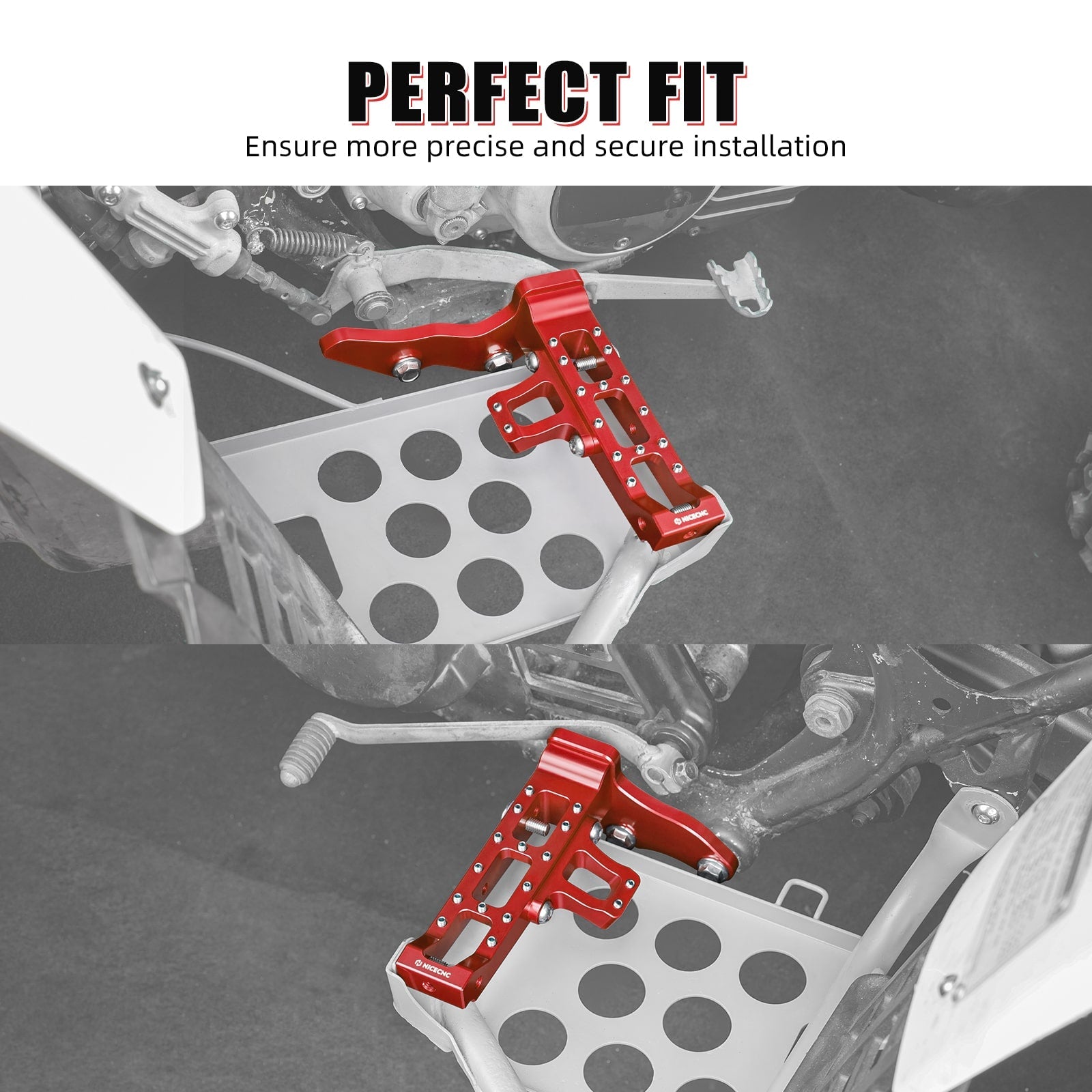 ATV Extended Wider Foot Pegs Rest Pedals For Yamaha Banshee 350 1987-2006