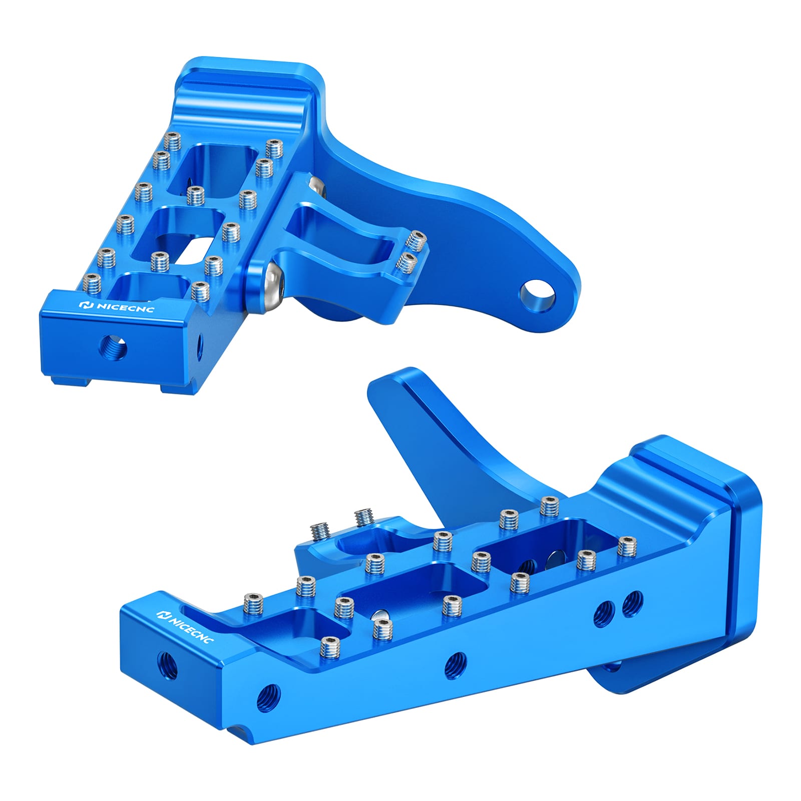ATV Extended Wider Foot Pegs Rest Pedals For Yamaha Banshee 350 1987-2006