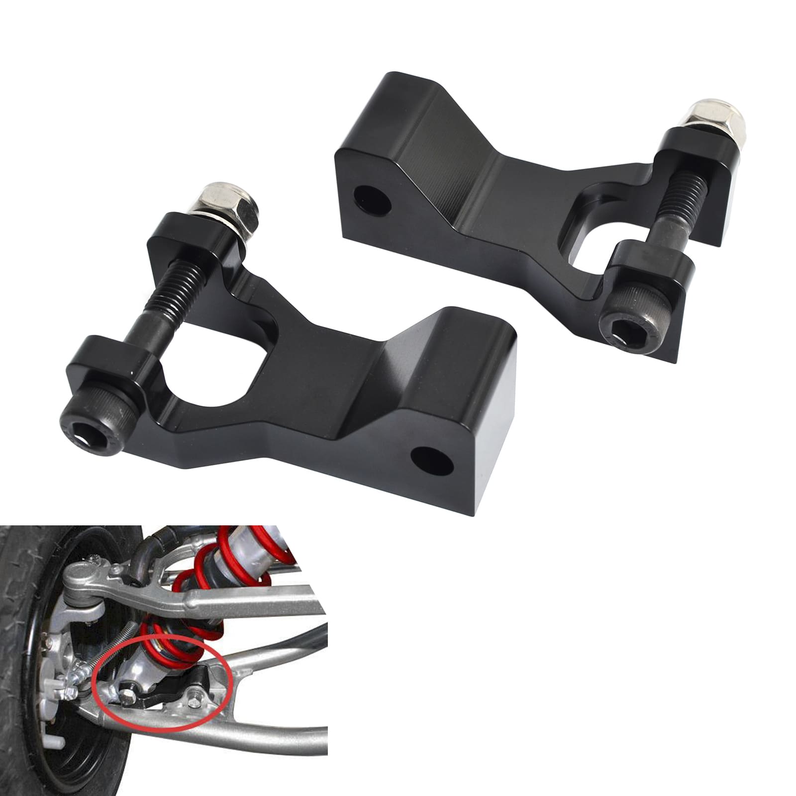 ATV Front A-Arm 3.5" Lowering Kit For Yamaha Raptor 700 Blaster Banshee Warrior YFZ450