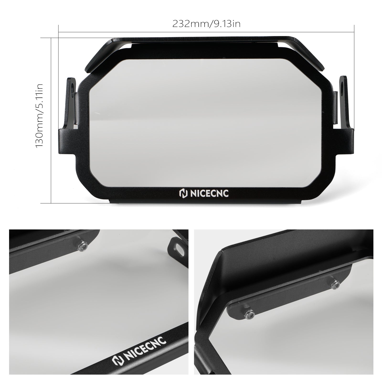 Instrument Display Screen Protector Cover Anti-theft Locking Frame For BMW R1200GS Adv 2013-2018 R1250GS Adv 2018-2024