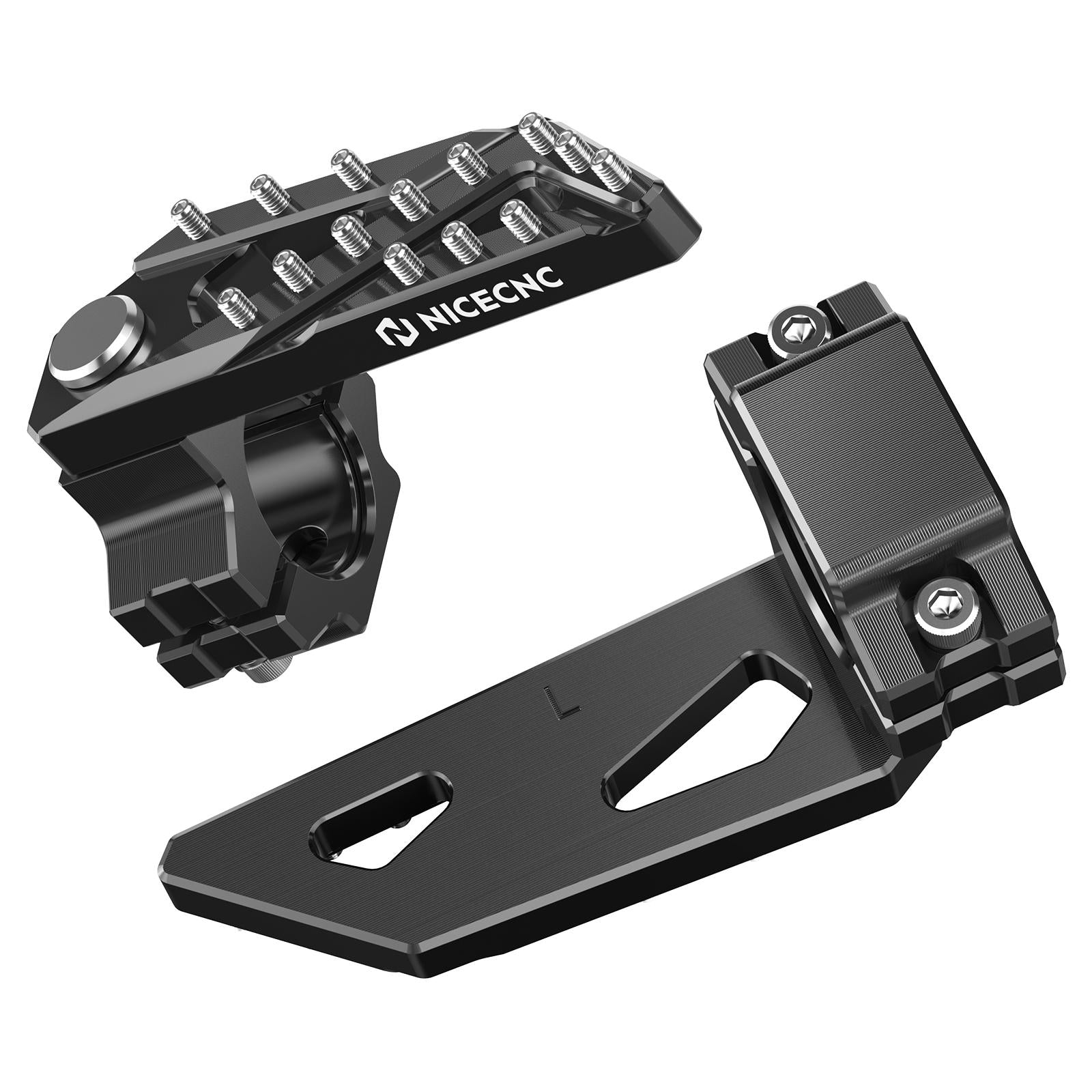 Adjustable Folding Foot Peg Clamps For BMW R1200GS R1250GS 2013-2024