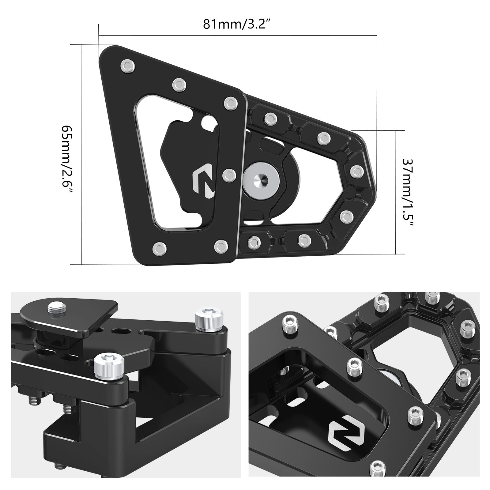 Dual Control Rear Brake Lever Pedal Extender For BMW R1250GS 2018-2023