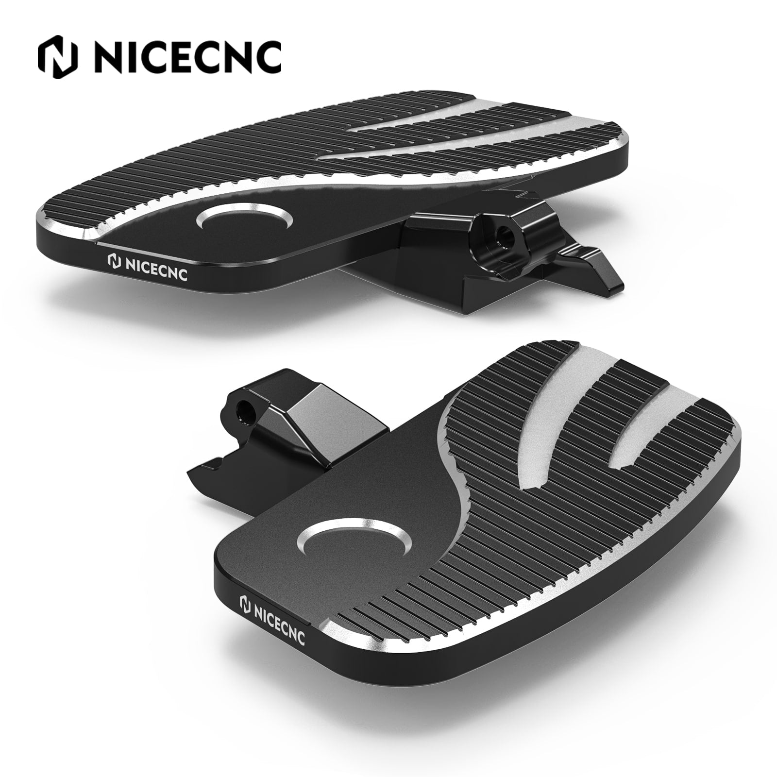 Enlarged Rider Floorboards Foot Boards Pegs Rest Pedals For Can-Am Ryker 600 900 ACE