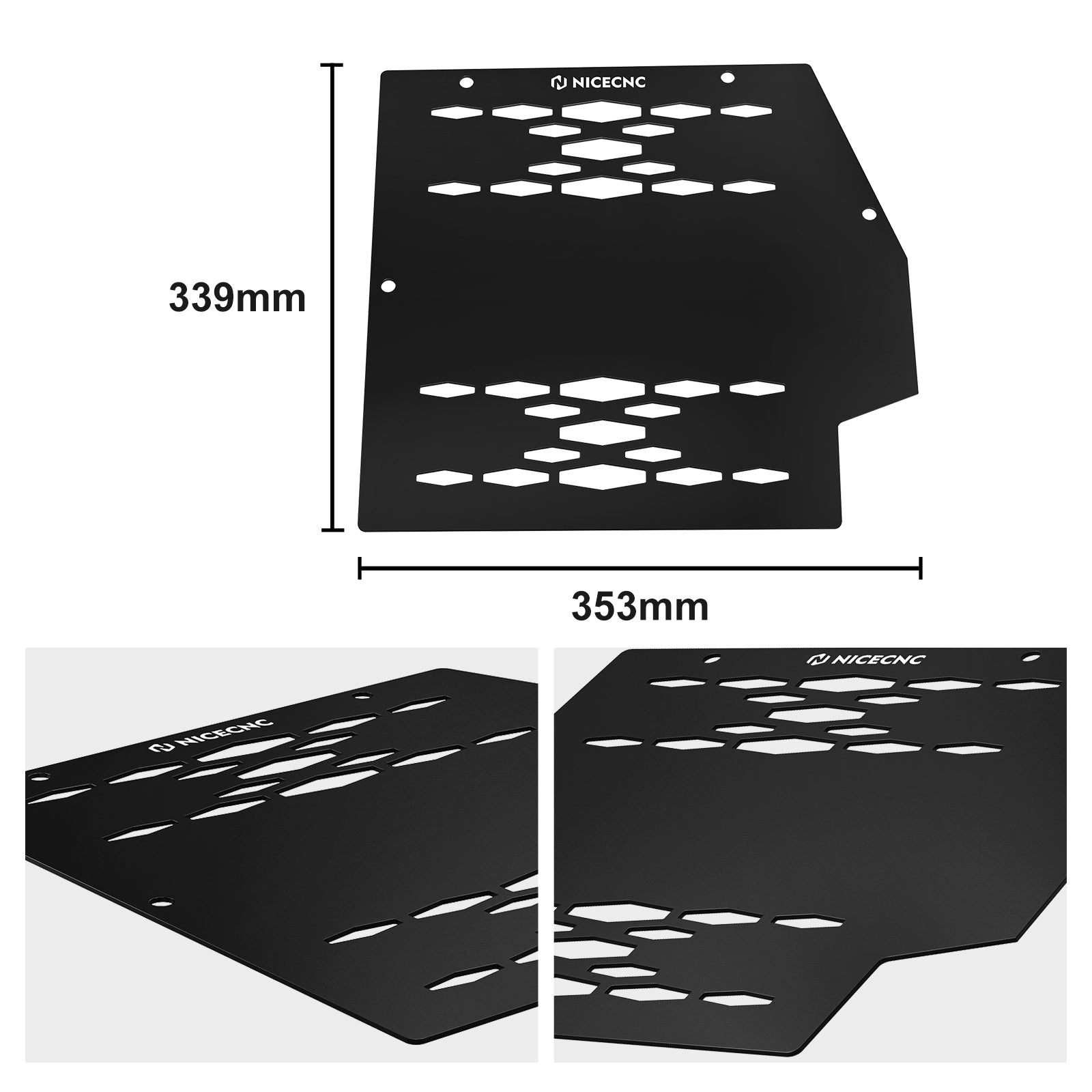 Upgraded UTV Battery & ECU Cover Guard Plate For Can Am Maverick X3