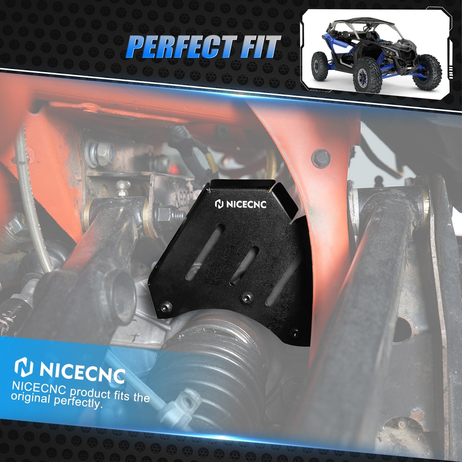 UTV Front Differential Actuator Cover Guard For Can-Am X3 Maverick Sport 1000R