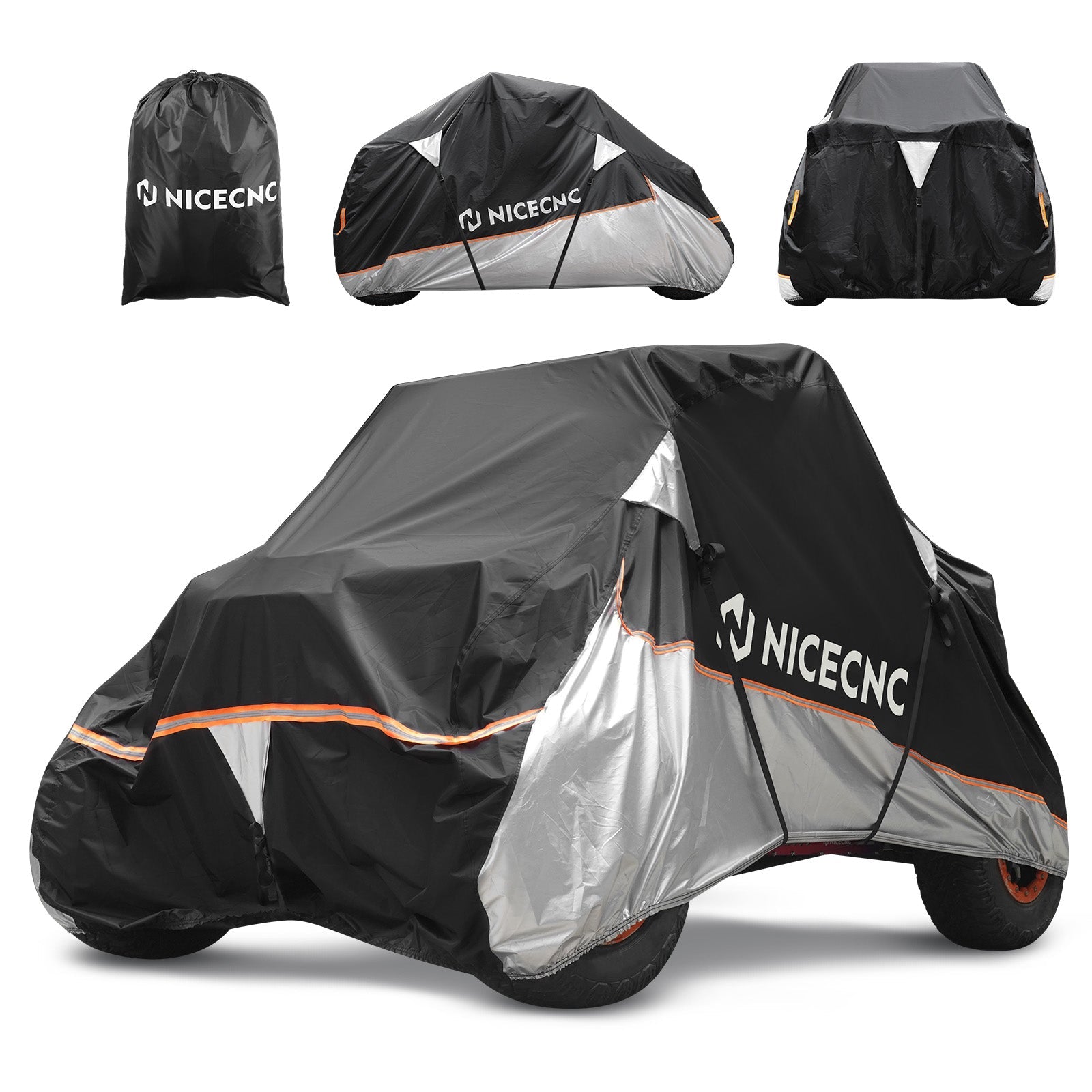 Heavy Duty UTV Cover Dust Cloth w/PU Coating 133"x75"x62" For Can-Am Maverick X3