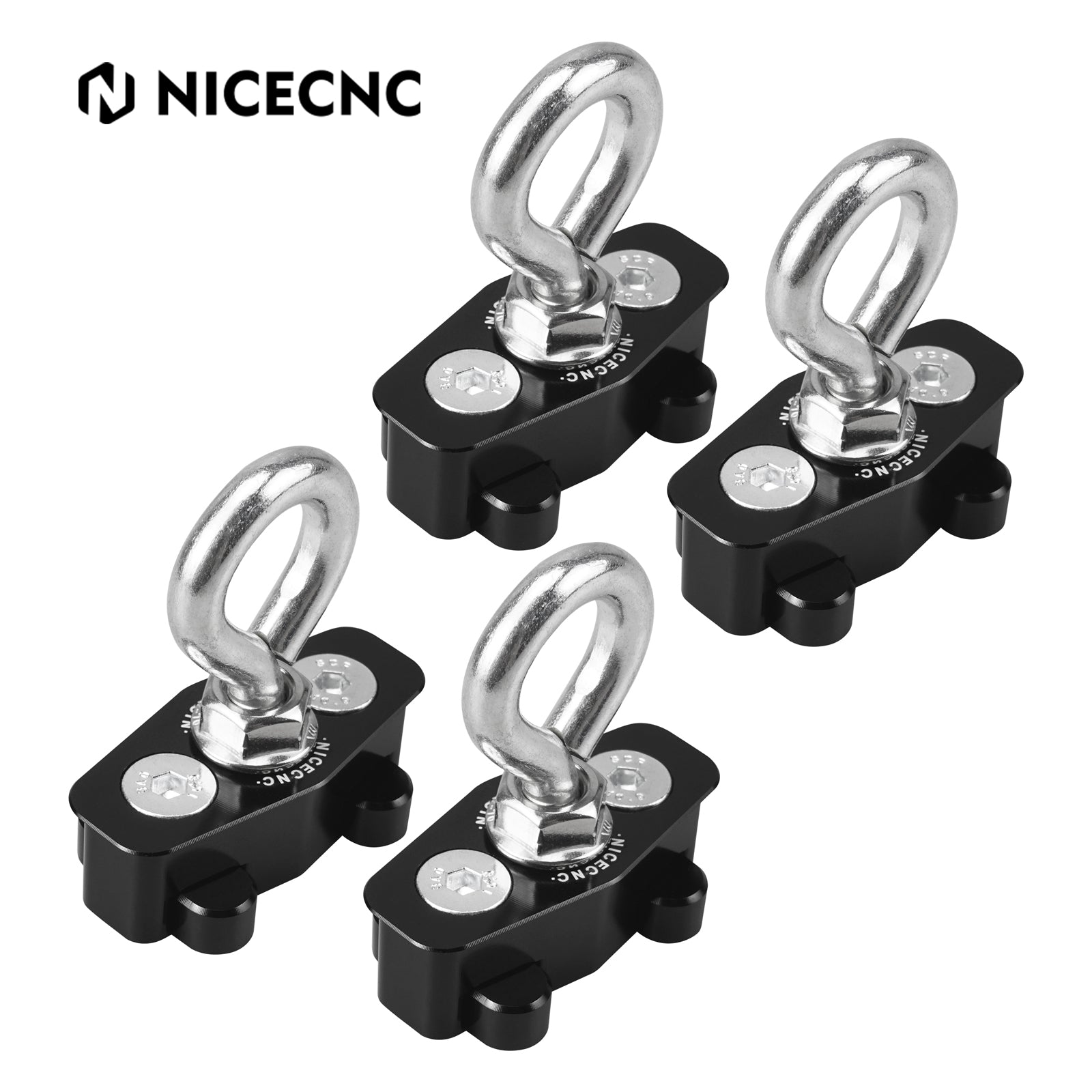 UTV Lock Tie Down LinQ Anchors Cargo Hook Mount Kit For Can-Am Maverick X3
