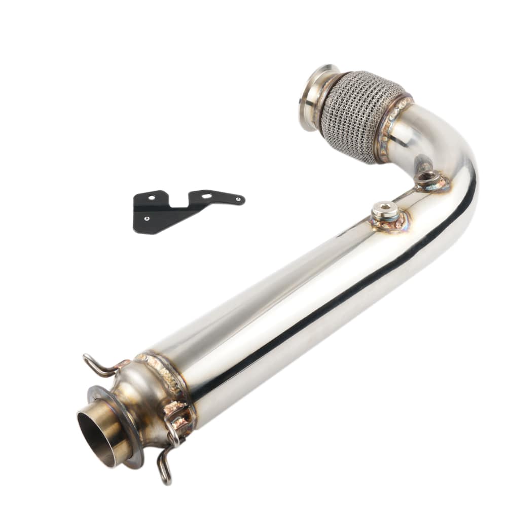 UTV Exhaust Headpipe Bypass Mid Pipe w/Bracket For Can-Am Maverick X3