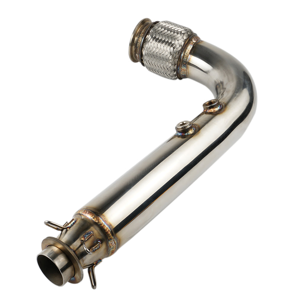 UTV Exhaust Headpipe Bypass Mid Pipe w/Bracket For Can-Am Maverick X3