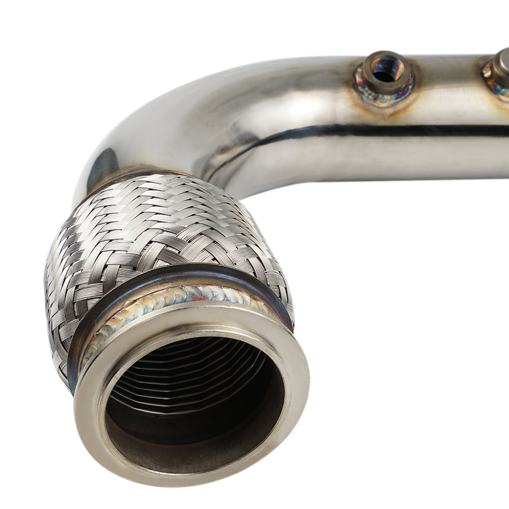 UTV Exhaust Headpipe Bypass Mid Pipe w/Bracket For Can-Am Maverick X3