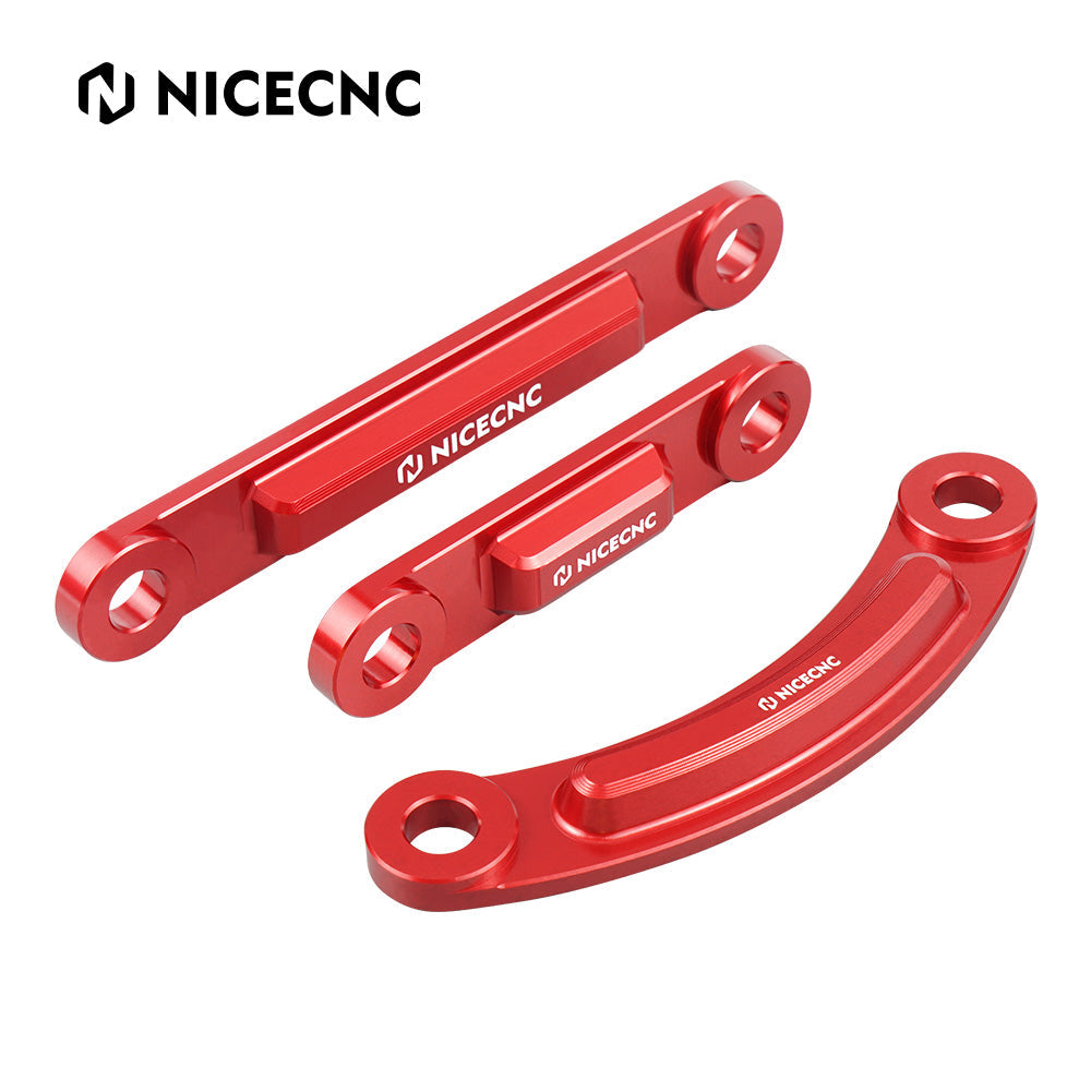 UTV Thickened Radius Rod Dog Bones Race Plates Kit For Can-Am X3