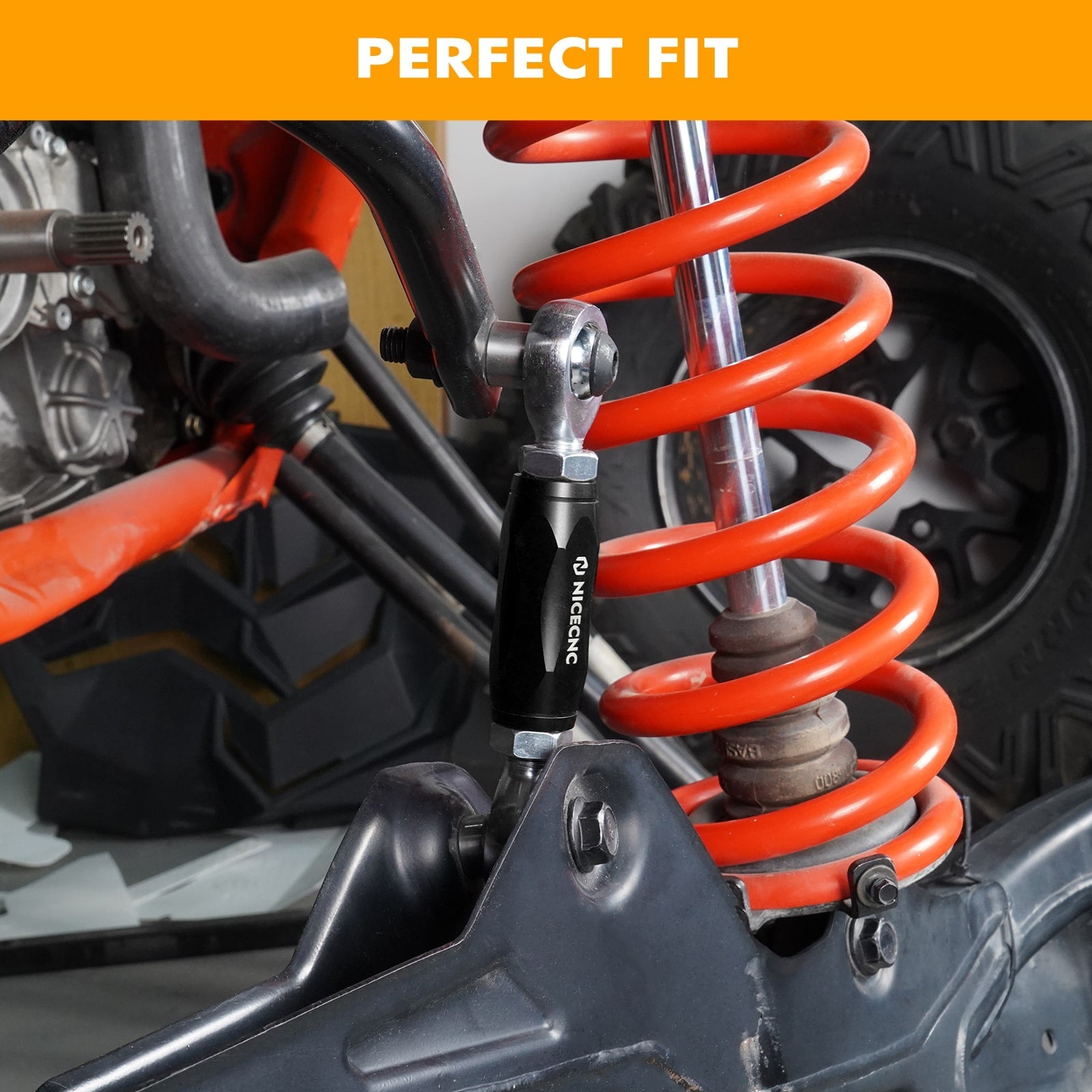 UTV Rear Sway Bar End Link Stabilizer Kit For Can-Am Maverick X3 2017-2023