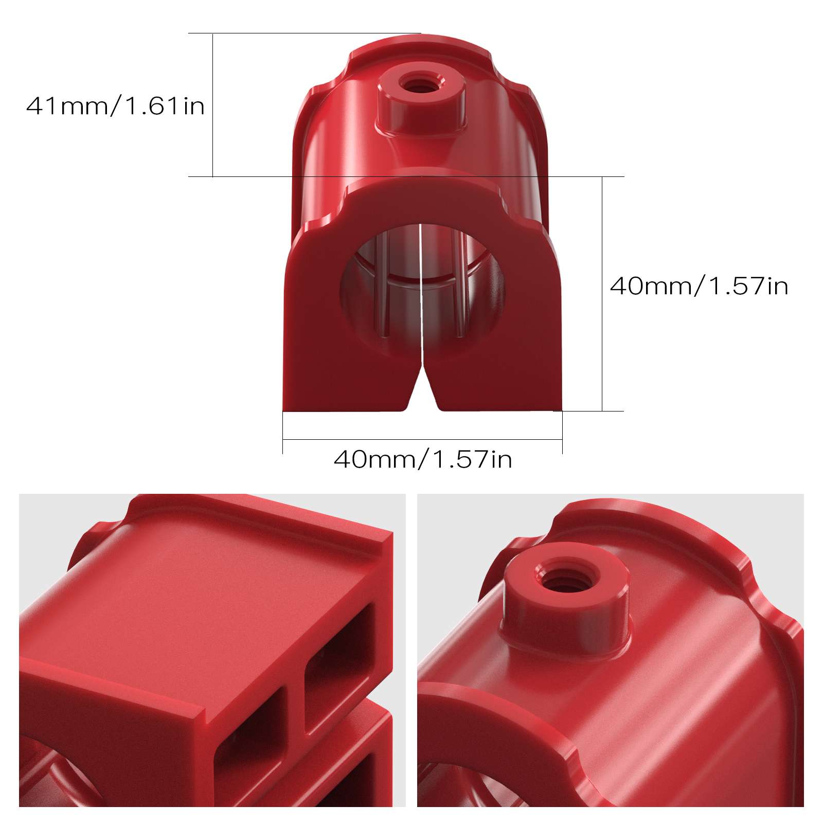 UTV Front + Rear Anti-Roll Sway Stabilizer Bar Bushing Kit For Can-Am X3 2017-2024