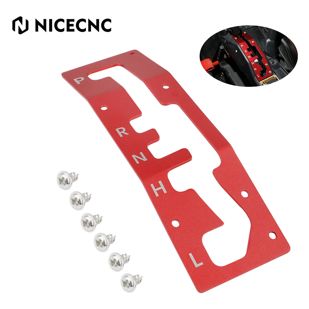 UTV Shifter Gate Plate Panel For Can-Am Maverick X3 2017-2023