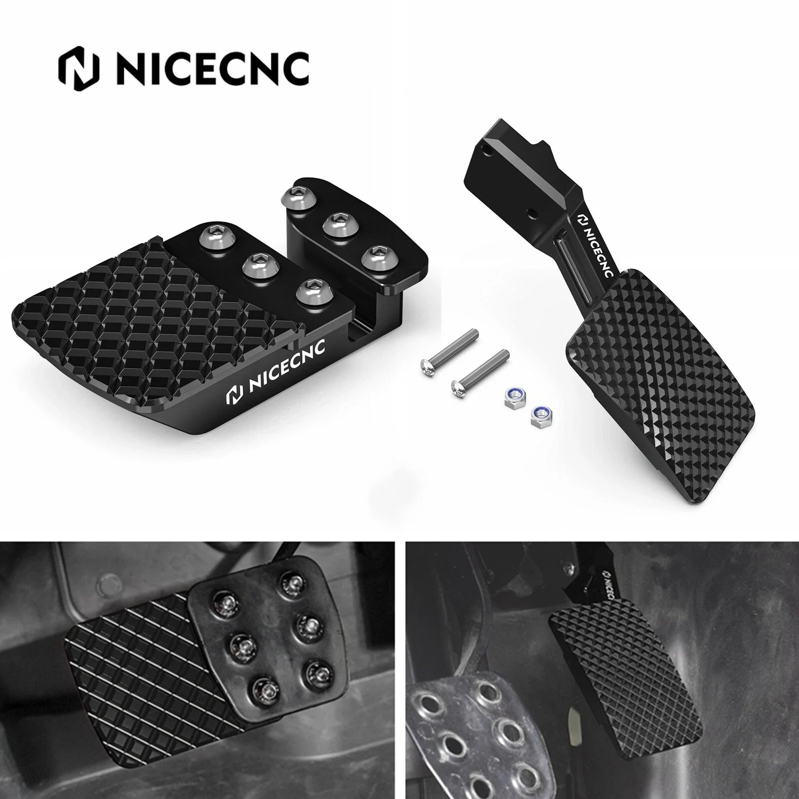 UTV Brake + Gas Pedal Extender Extension Kit For Can-Am X3 2017-2023