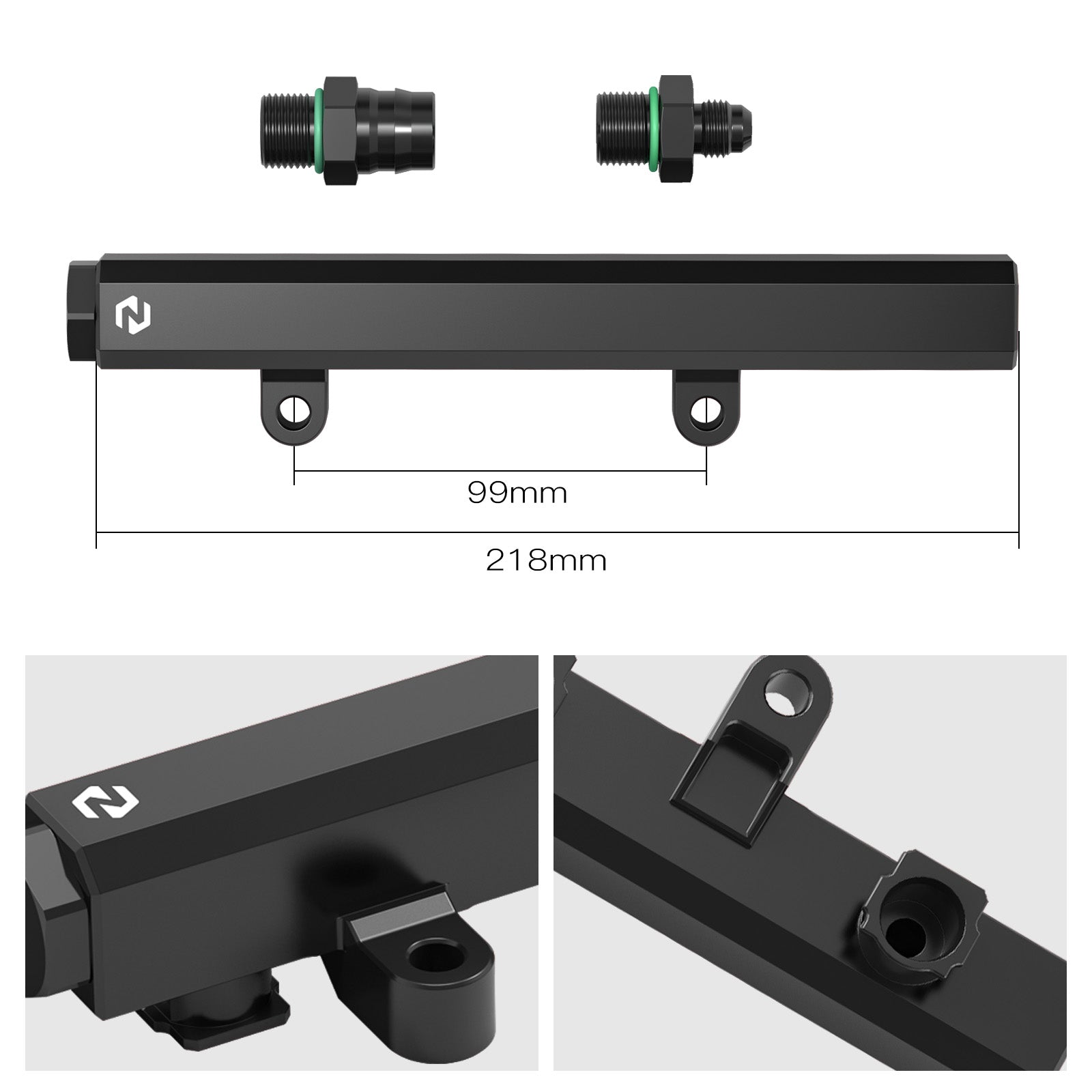 UTV Performance Intake Fuel Injector Rail Kit For Can-Am Maverick X3 2017-2023