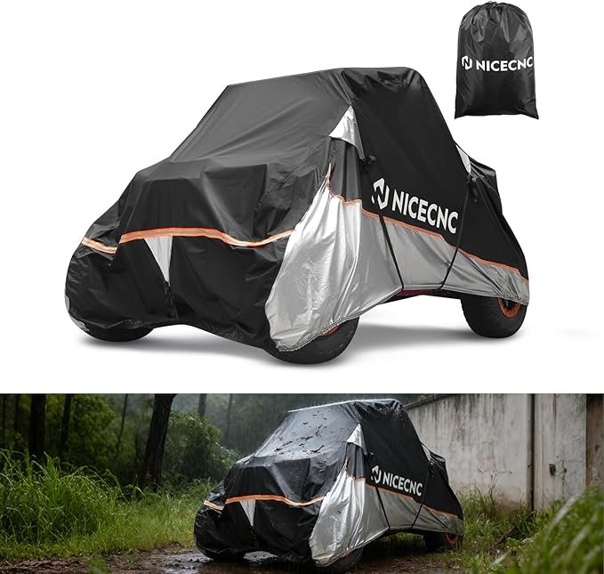 Heavy Duty UTV Cover Dust Cloth w/PU Coating 133"x75"x62" For Can-Am Maverick X3