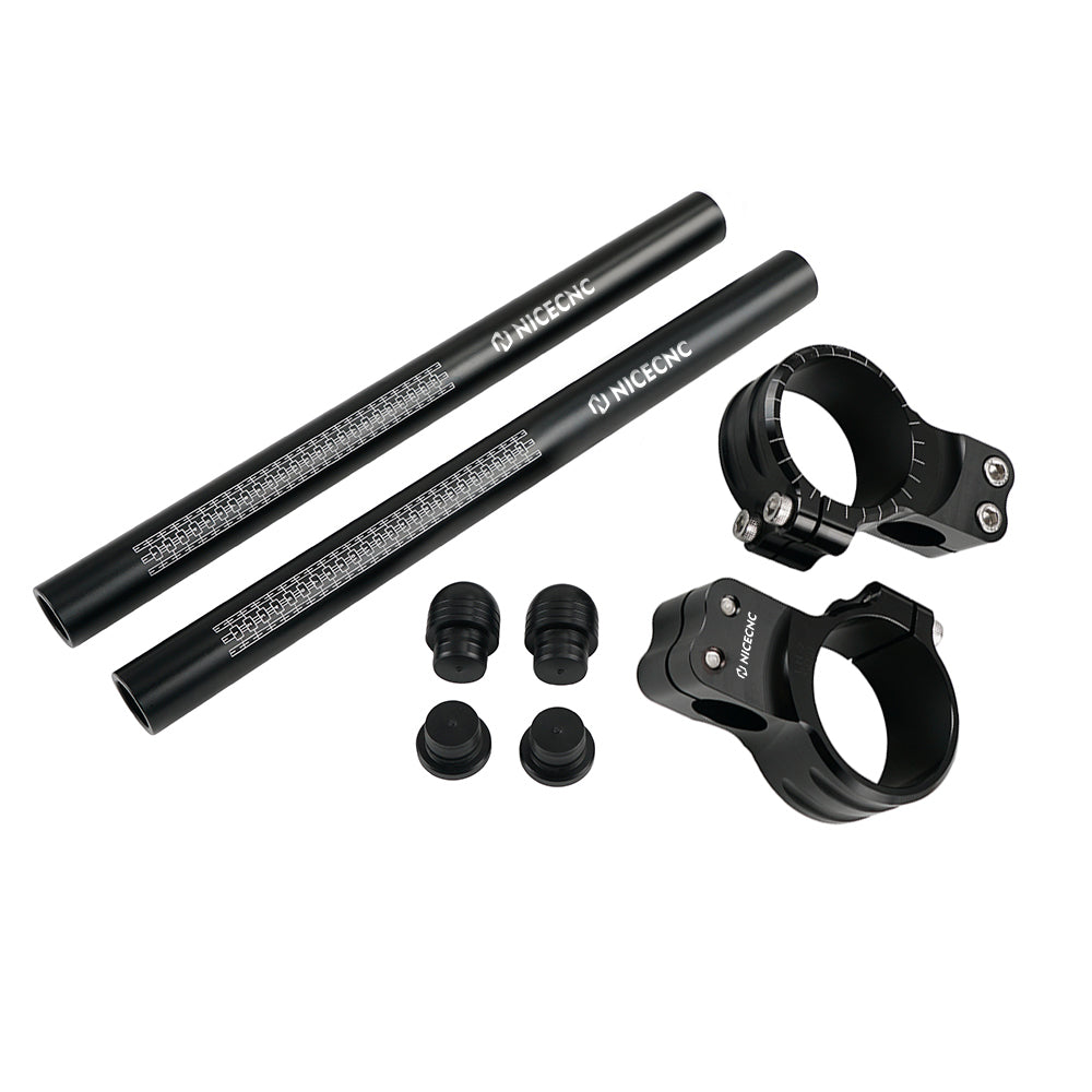 Motorcycle 7°50mm Clip-on Handlebars For Aprilia Kawasaki Yamaha Honda  Suzuki Triumph