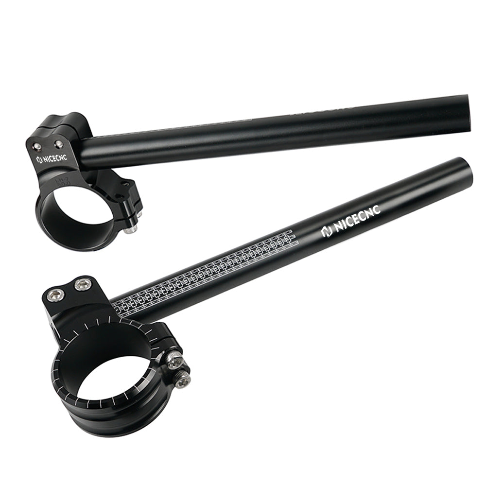 Motorcycle 7°50mm Clip-on Handlebars For Aprilia Kawasaki Yamaha Honda  Suzuki Triumph
