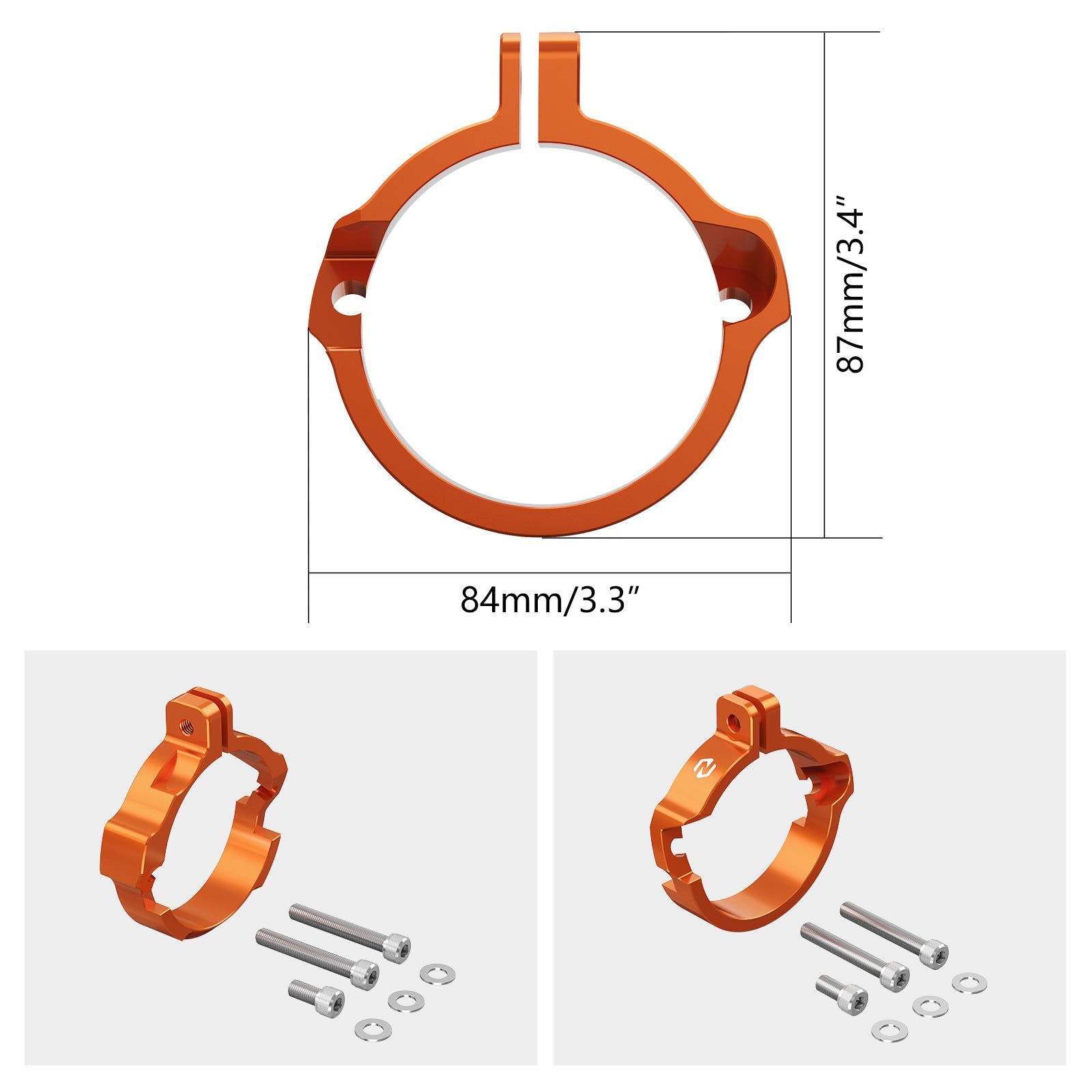 Exhaust Flange Clamp Guard For  KTM XC SX EXC XCW Husqvarna TE Gas Gas 250 300
