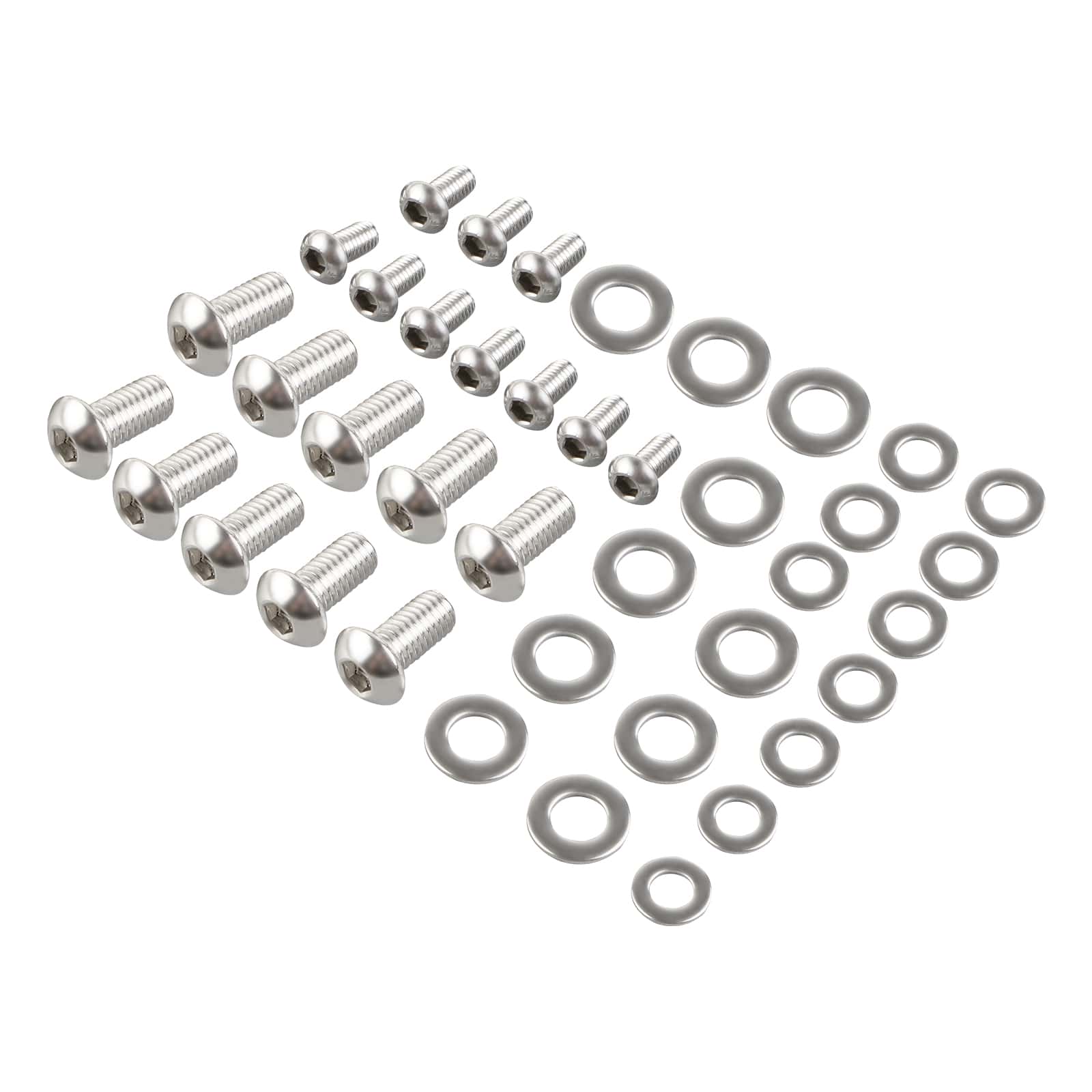 20PCS ATV Muffler Exhaust Mount Bolts Washers Kit For Yamaha Banshee 350