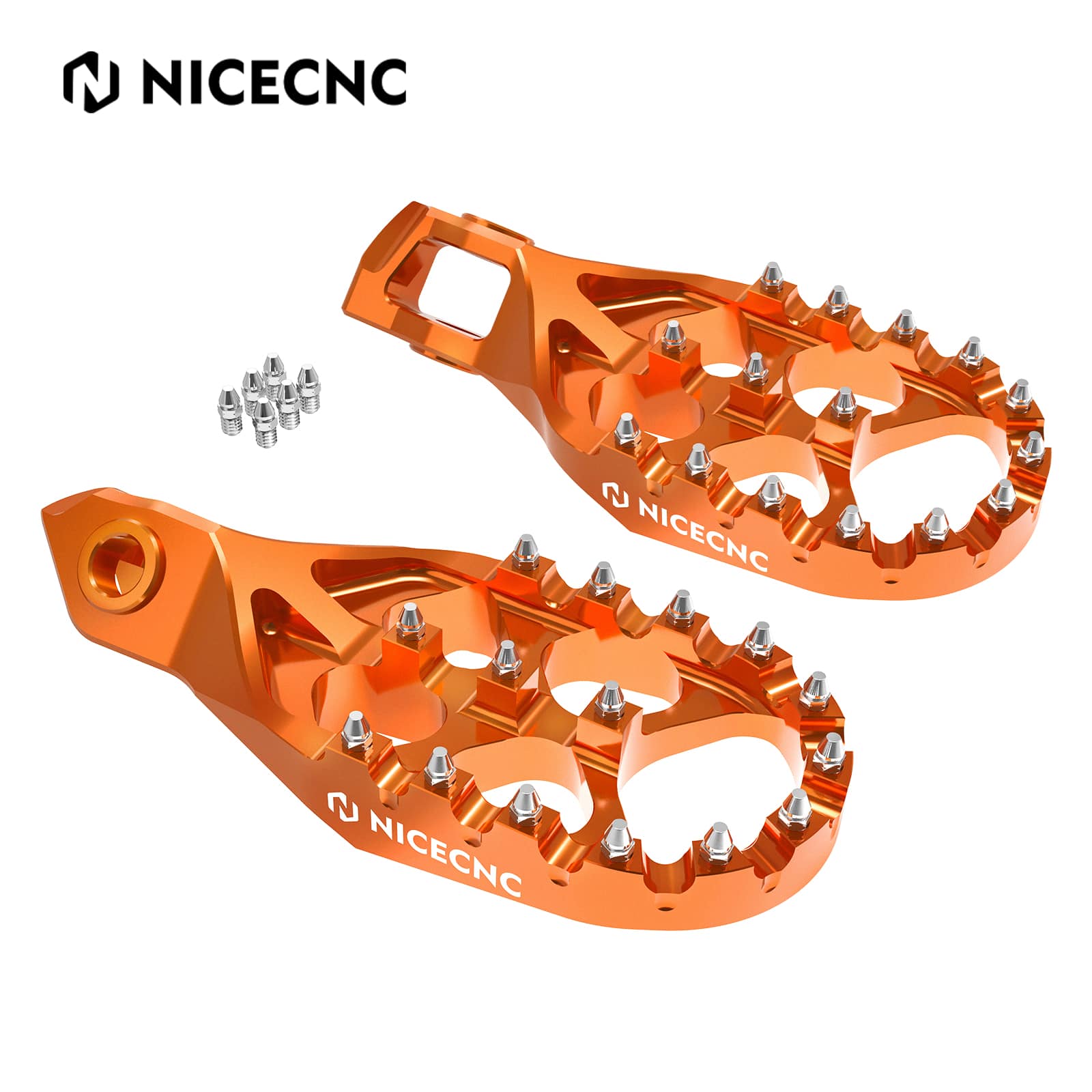 Forged Foot Pegs For KTM 2023-2024 XC/XCF/SX/SXF 125-500 Husqvarna FC/TC/FX/TX 125-501