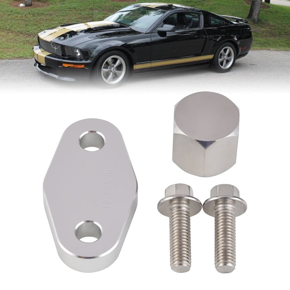 CNC For Ford SVT Mustang Cobra 4.6L Valve Blank Plate Block Off Kit