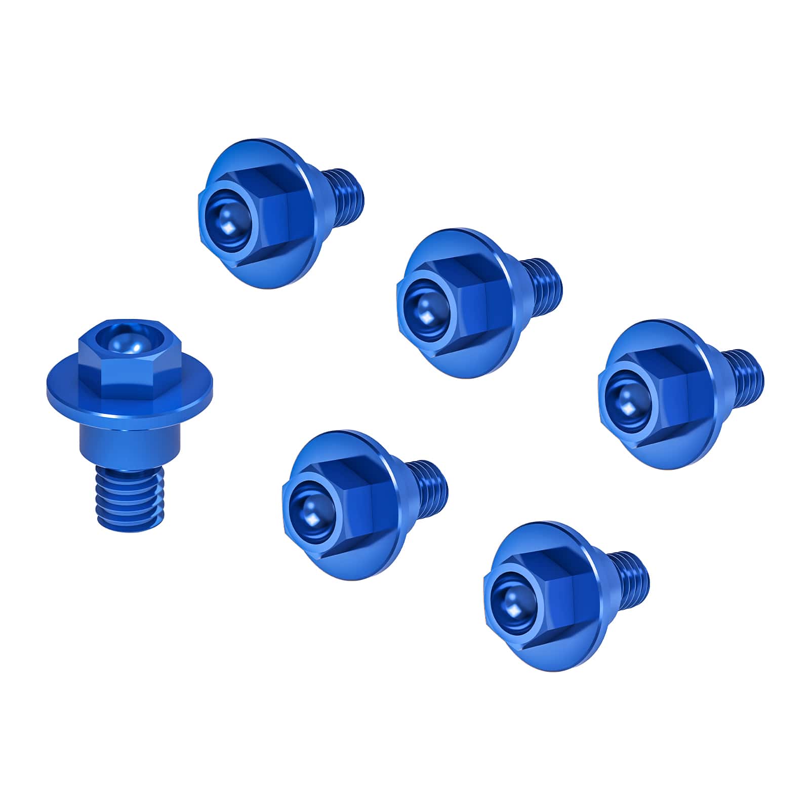 6 X Fork Guard Bolts For KTM 125-530 SX/XC-F/EXC/XC-W/XCF-W 2000-2022 Husqvarna 701 Enduro 2016-2022