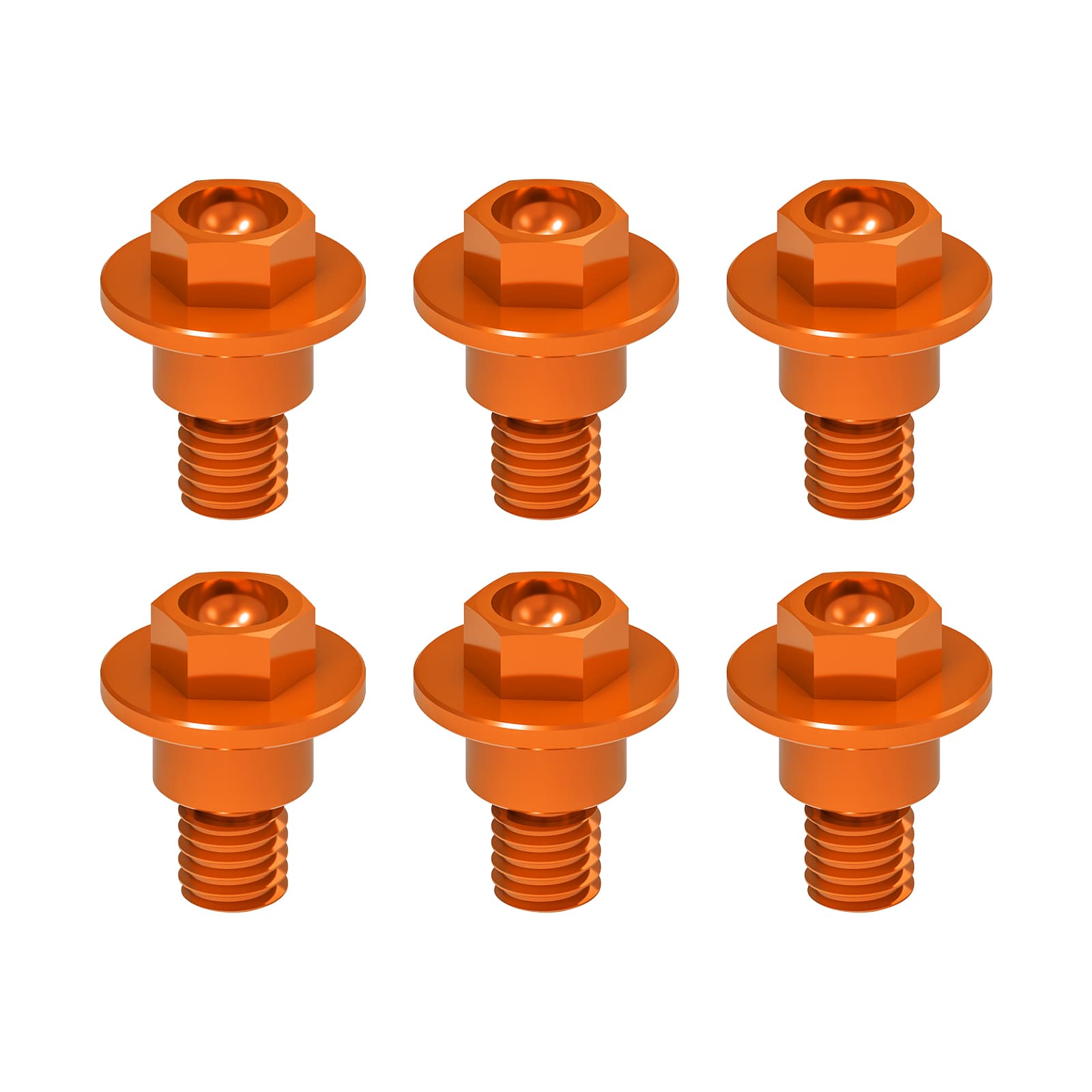 6 x Front Fork Guard Bolts Screws For KTM 690 Enduro/R 2008-2022 Husqvarna 125-501 TC/FC/TE/FE/TX/FX 2014-2022