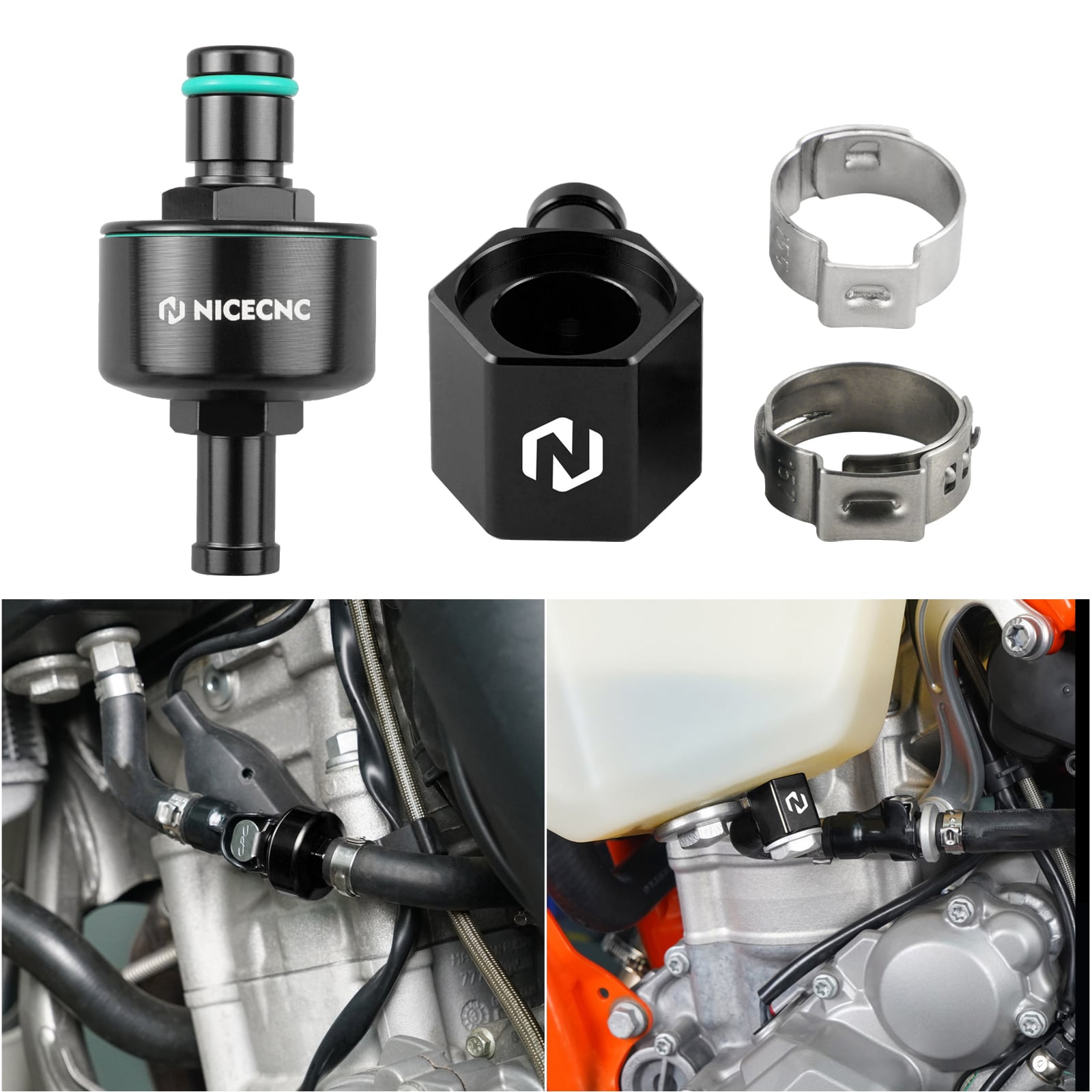 Fuel Line Tank Connector for KTM 350/500 EXCF 2020-2022
