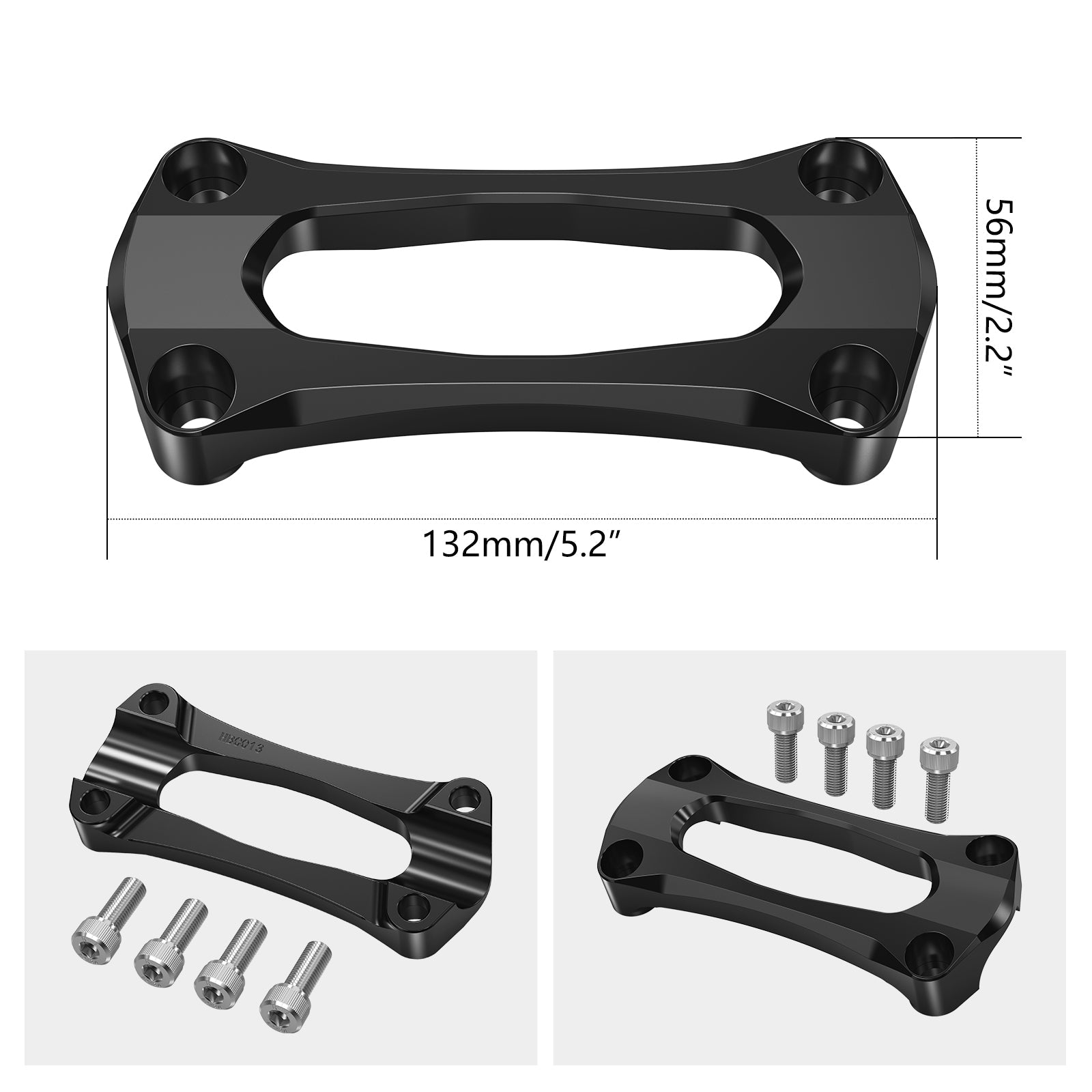 1 1/8" 28.6MM Handlebar Stabilizer Mount Riser Clamp for Yamaha YZ250F 2014-2020