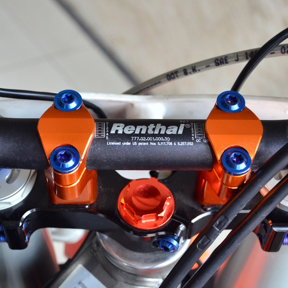Handlebar Clamps Hold Down Bolts For KTM KTM 500 EXC F 2017-2021