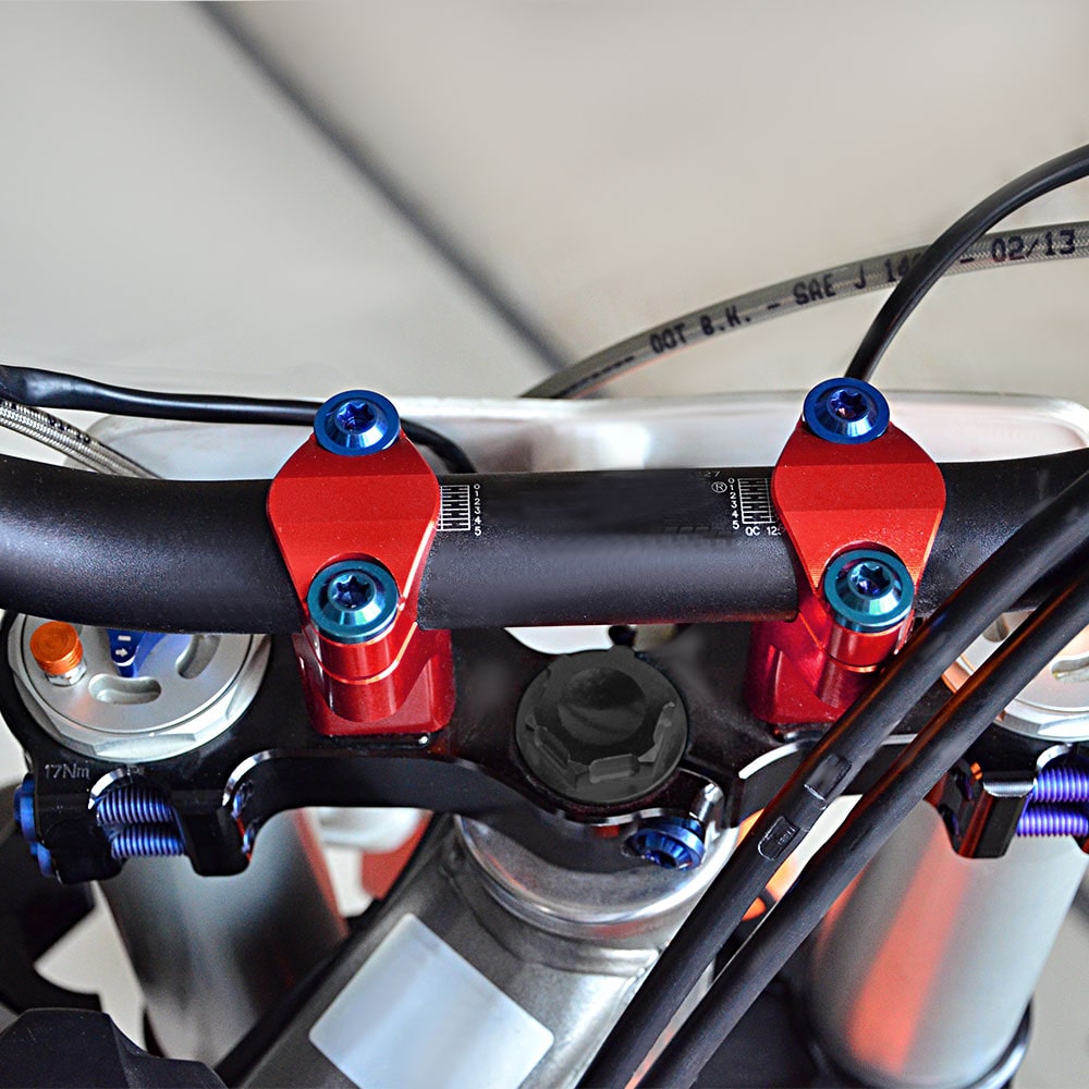 28mm Handlebar Mounts Clamp Riser For KTM  350 500 EXCF 2005-2015