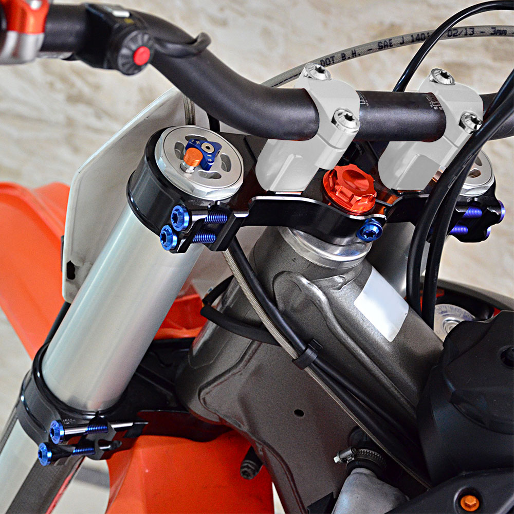 28mm Handlebar Mounts Clamp Riser For KTM  350 500 EXCF 2005-2015