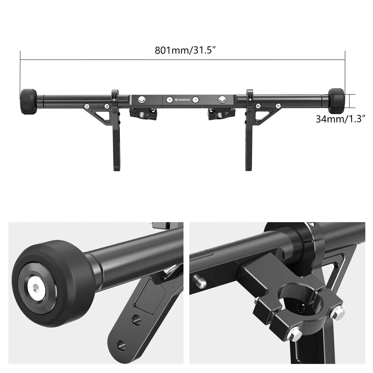Replaceable Slider Front Crash Bar Engine Guard for Harley Dyna Fat Bob Street Bob Low Rider Wide Glide 2004-2017