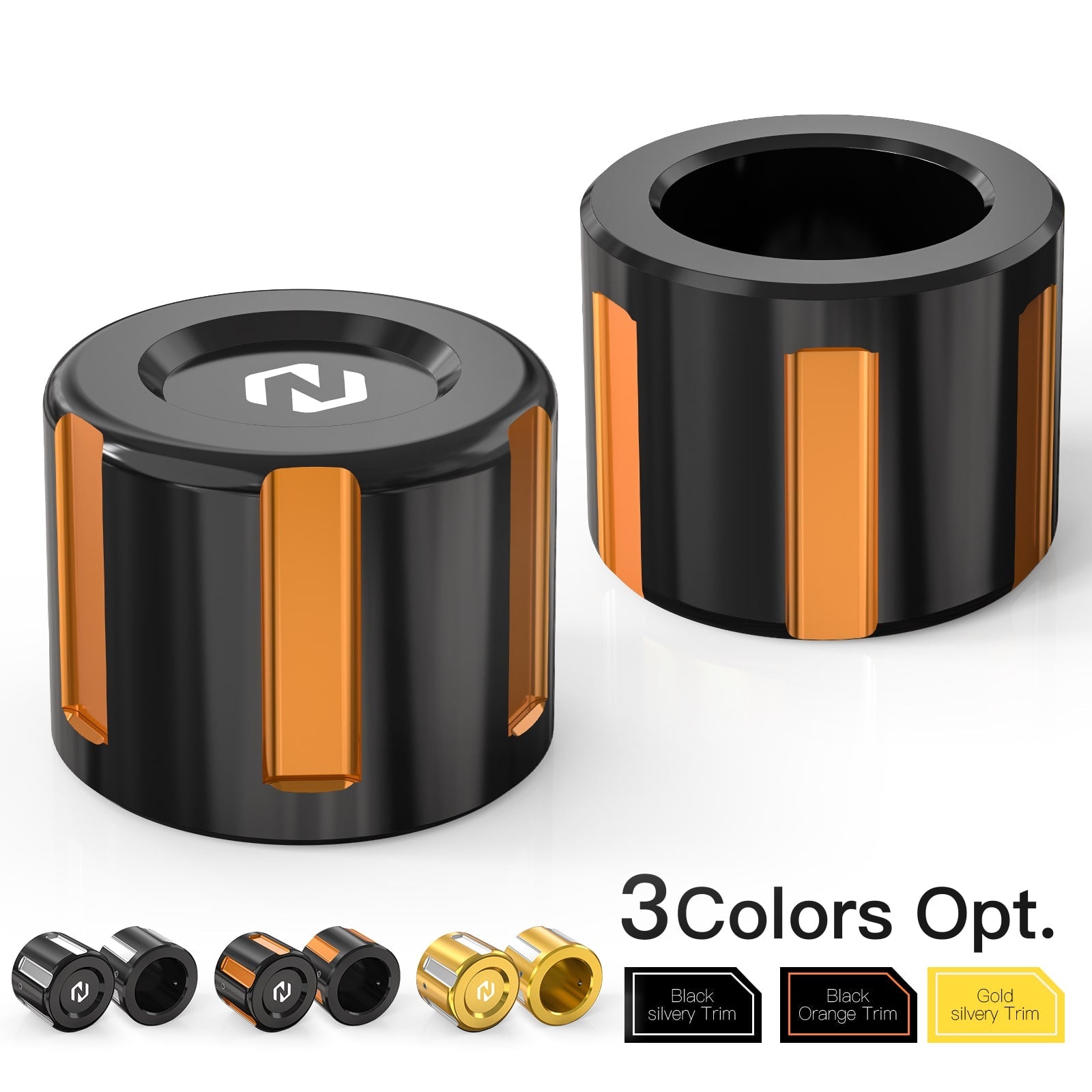 Front Axle Nut Covers Caps For Harley Road King Electra Street Glide Ultra Limited